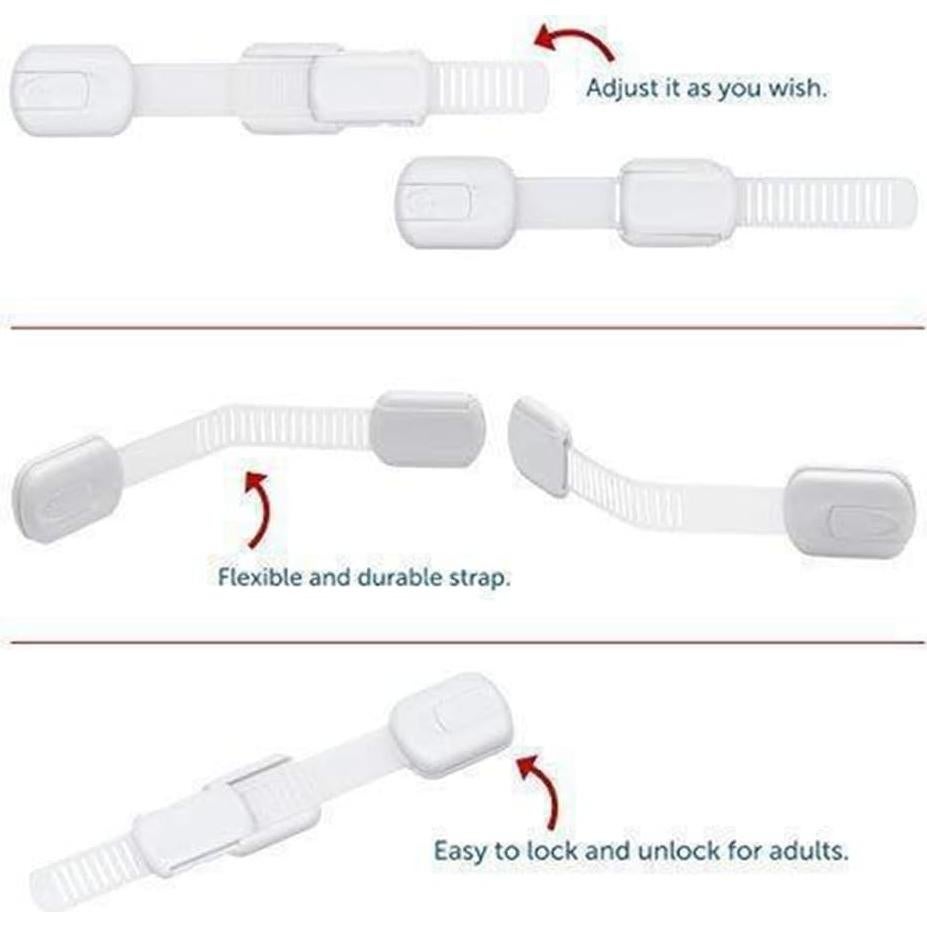 Bloqueos de Seguridad para Niños EYAKEG - Paquete de 4, Adhesivo