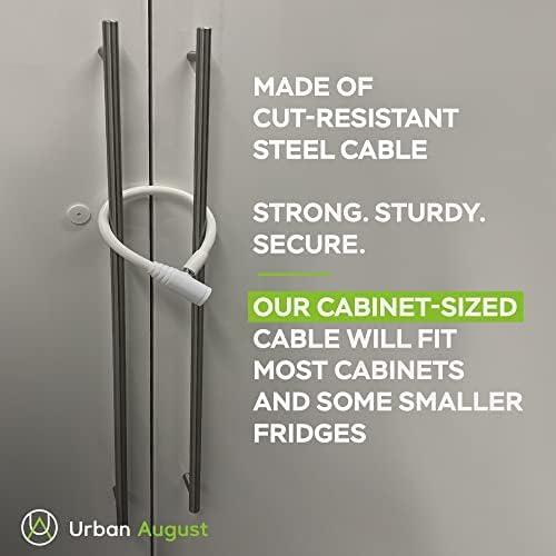 Candado para Refrigerador Urban August - 2 Paquete Blanco