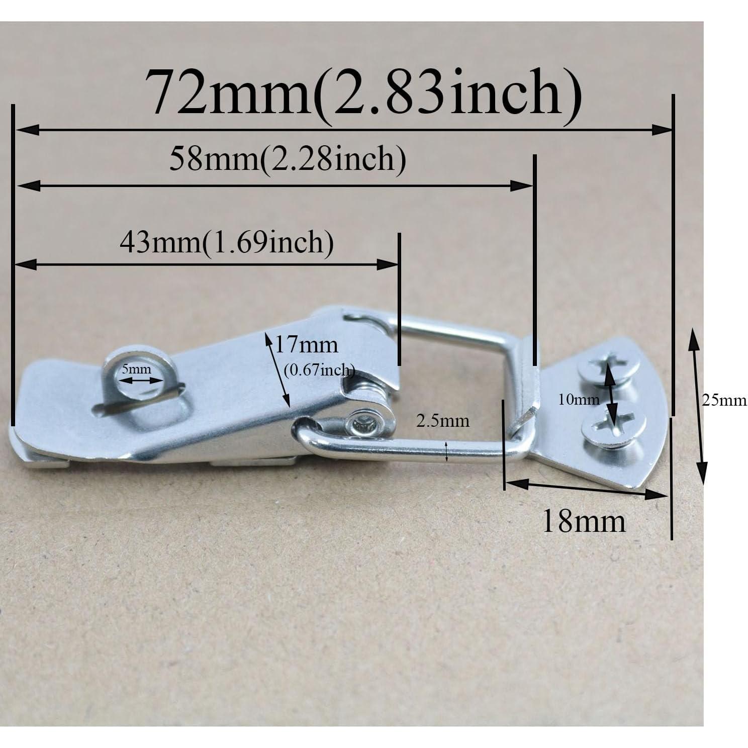 Pestillo de Acero Inoxidable Yukata 55x70mm 2PCS