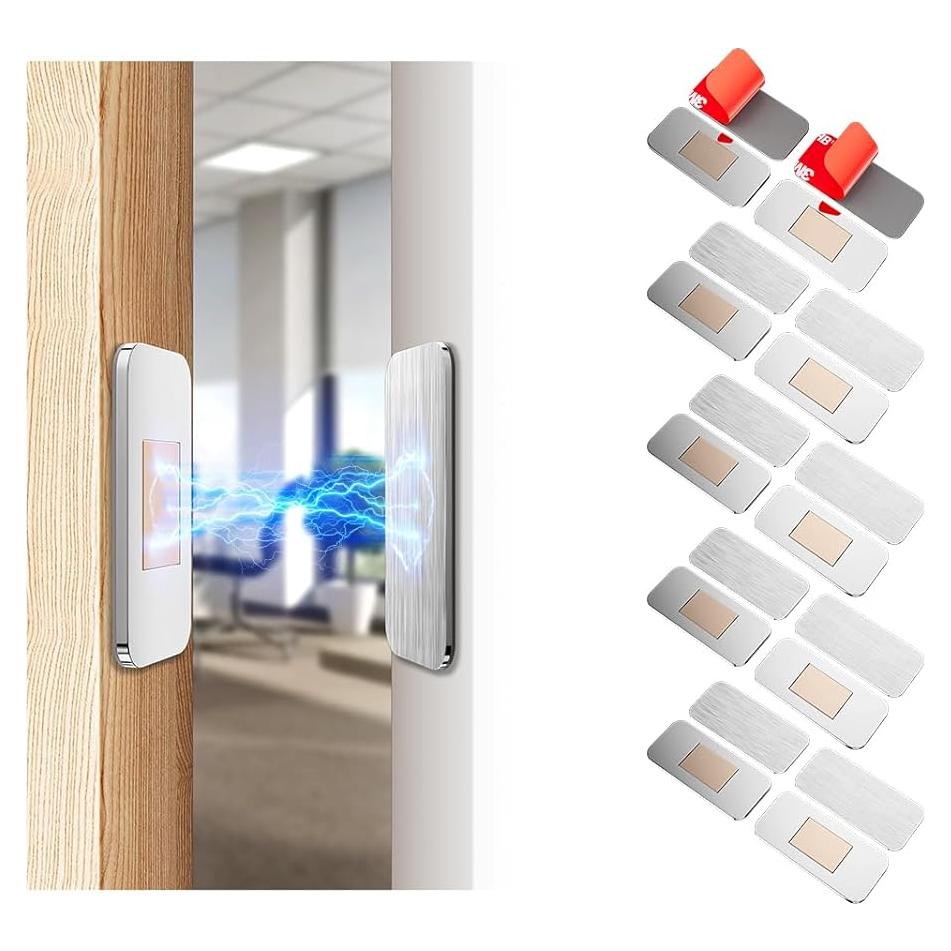 Paquete de 10 Imanes Magnéticos para Puertas de Gabinete