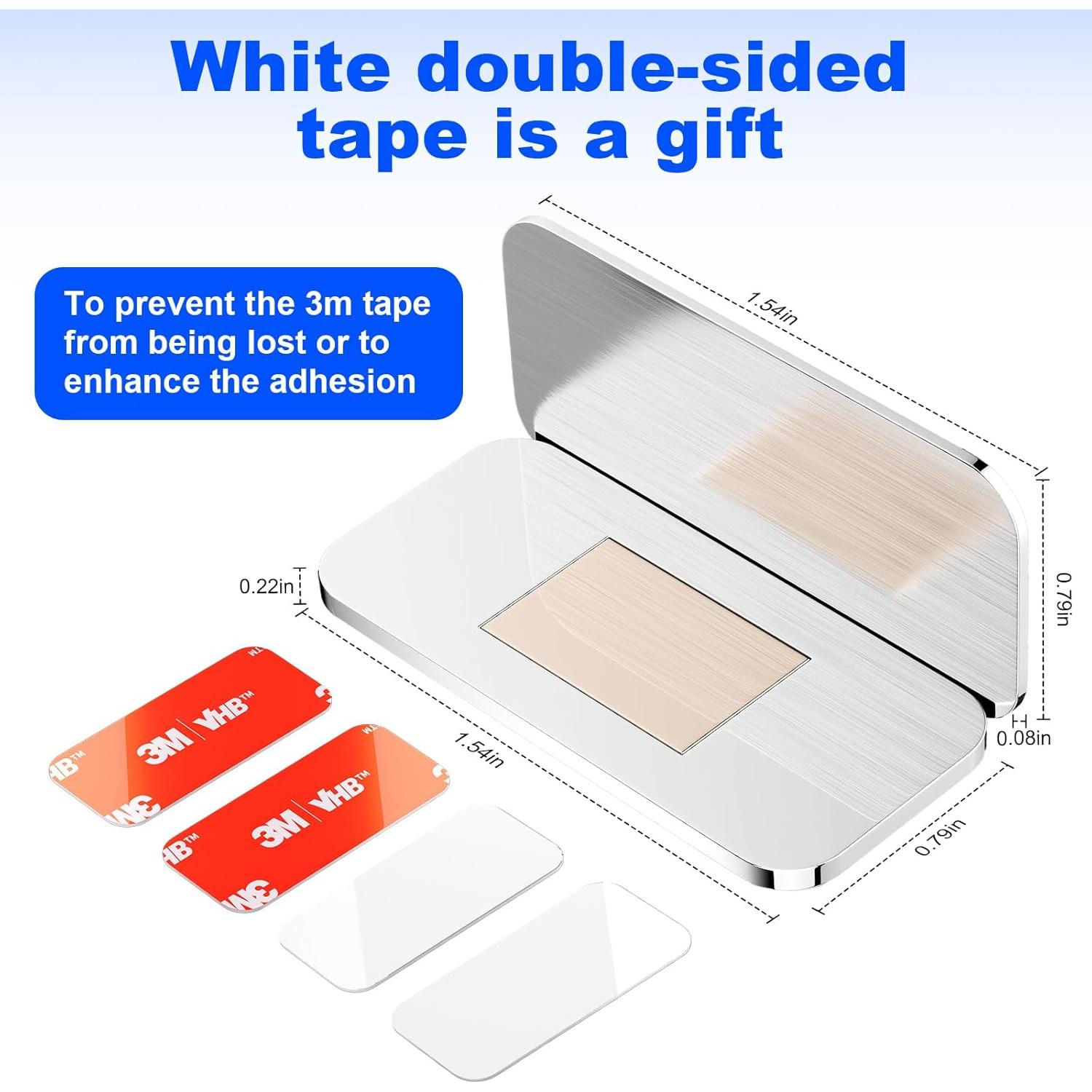 Paquete de 10 Imanes Magnéticos para Puertas de Gabinete