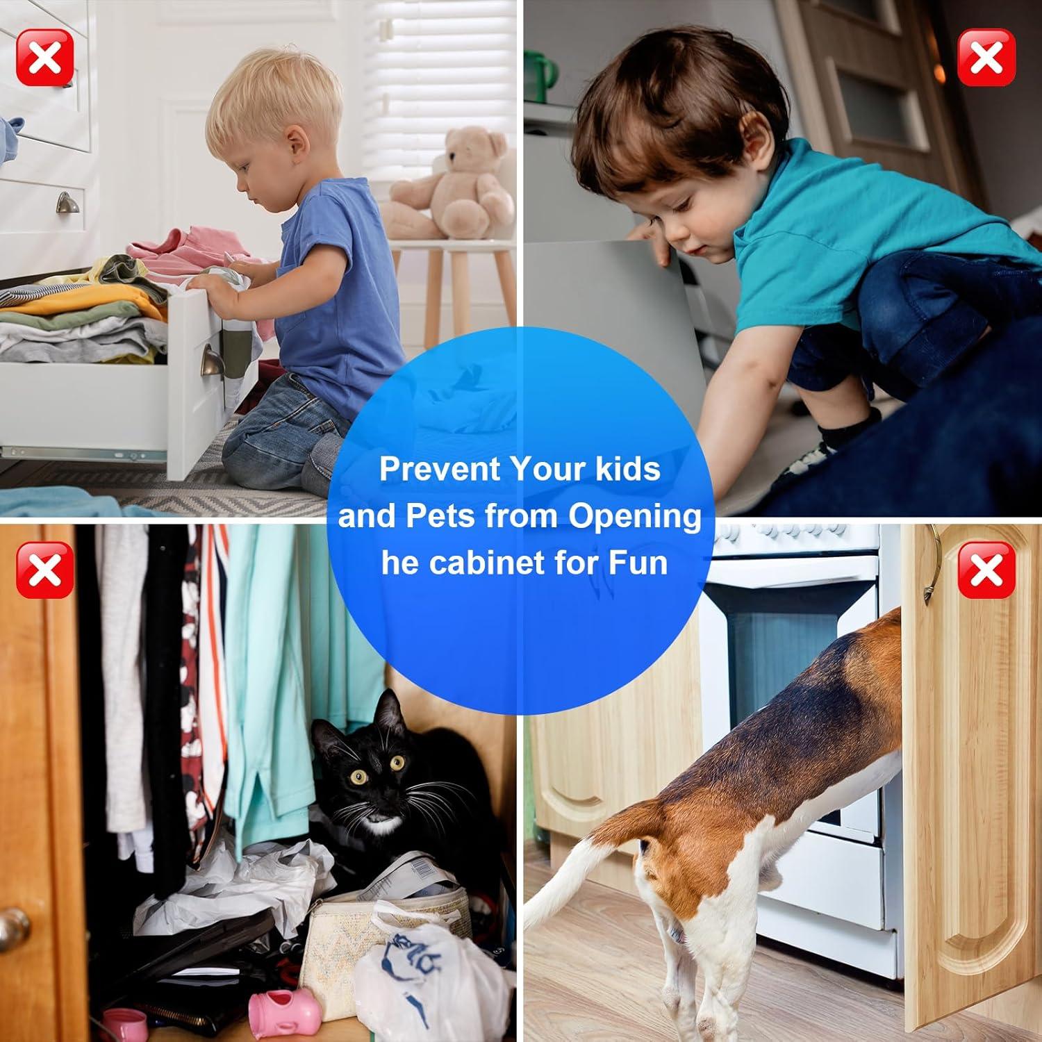 Paquete de 10 Imanes Magnéticos para Puertas de Gabinete