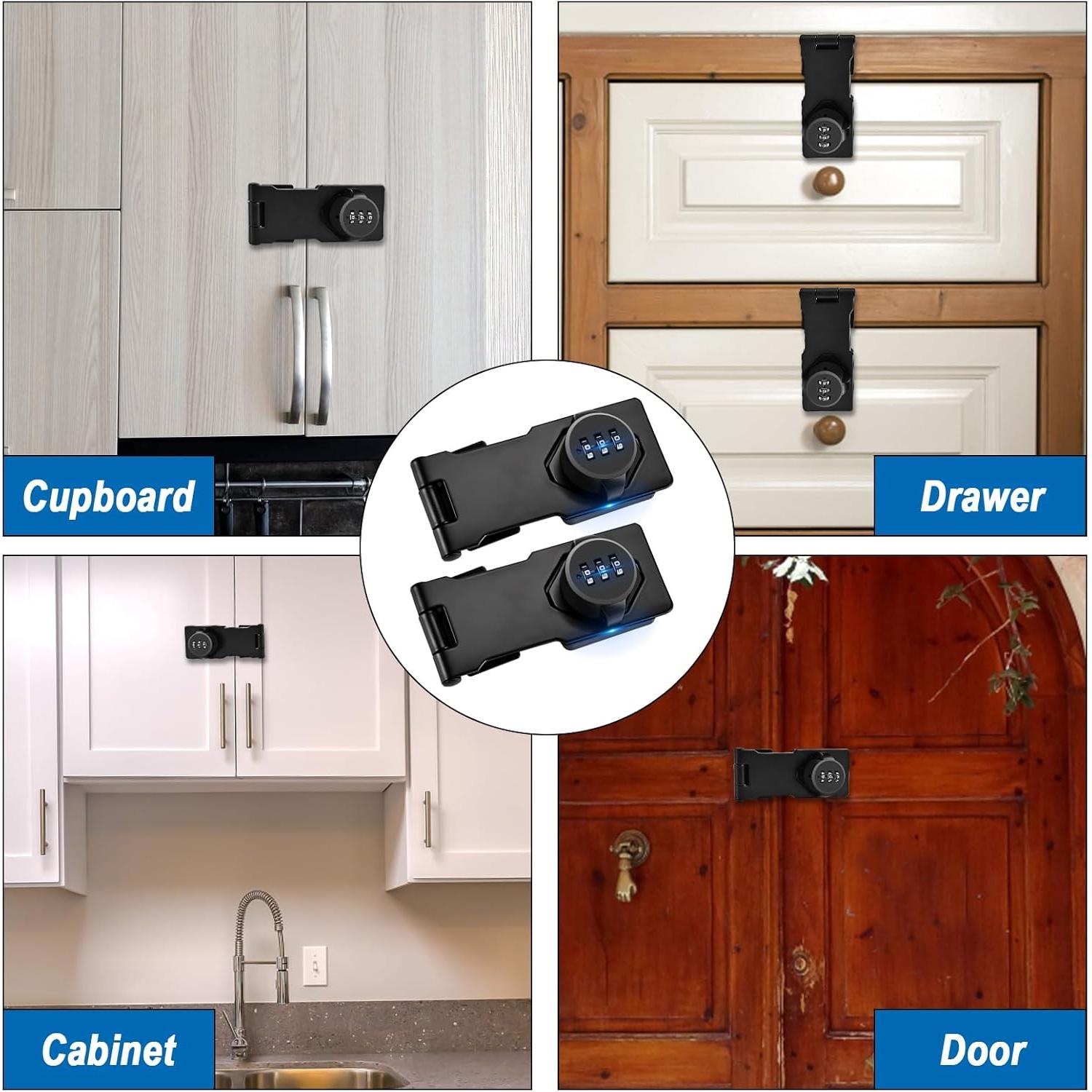 Cerraduras de Combinación Locilot para Gabinetes - 2 Pcs