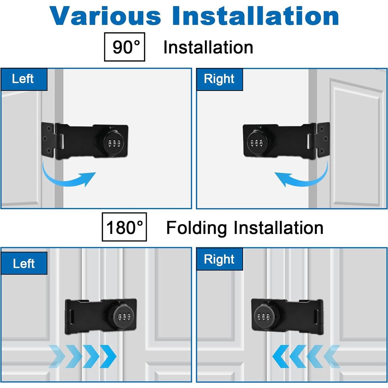 Cerraduras de Combinación Locilot para Gabinetes - 2 Pcs