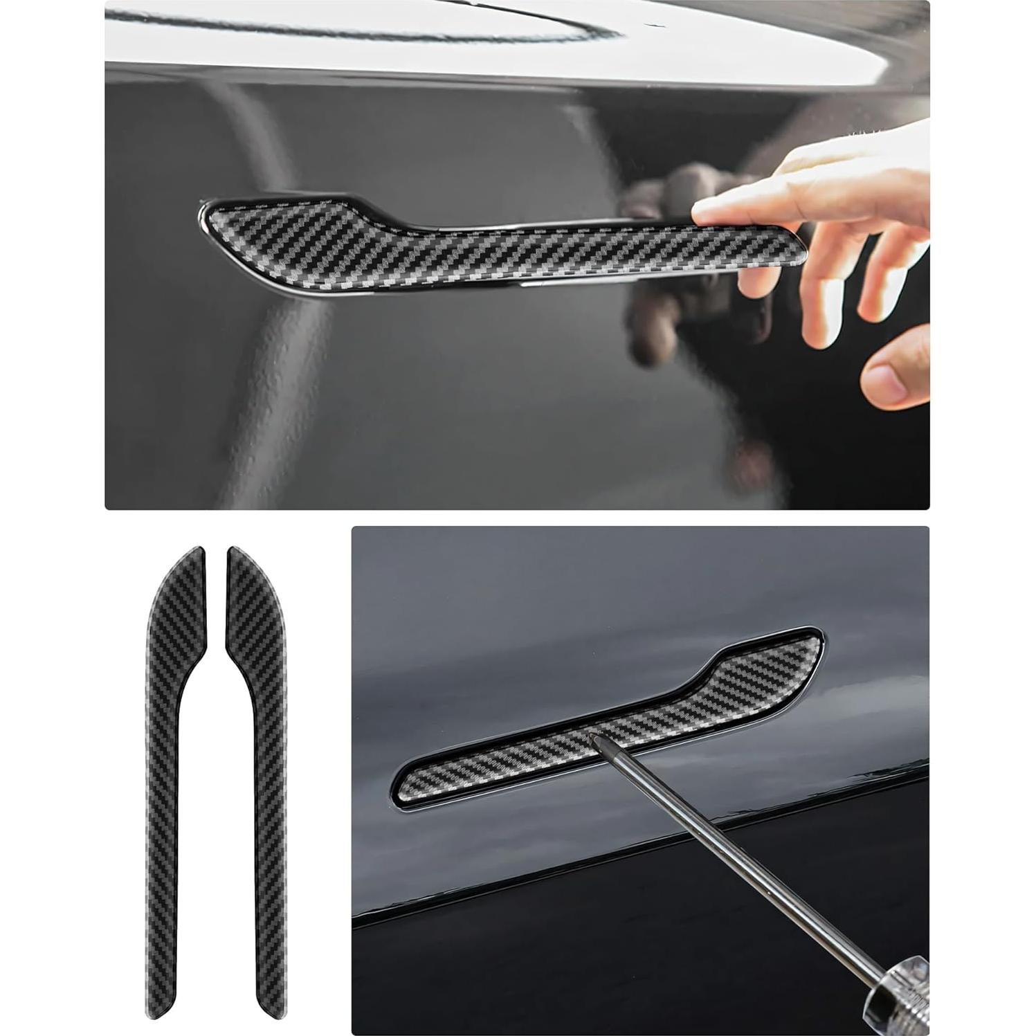 Cubierta de Manija de Puerta Tesla Modelo Y y 3 2020-2025 4PCS