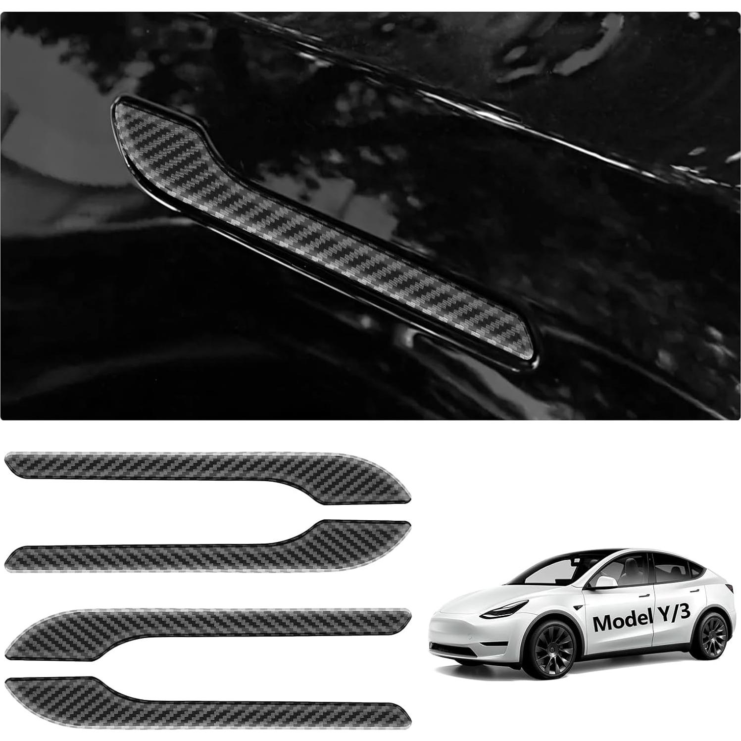 Cubierta de Manija de Puerta Tesla Modelo Y y 3 2020-2025 4PCS