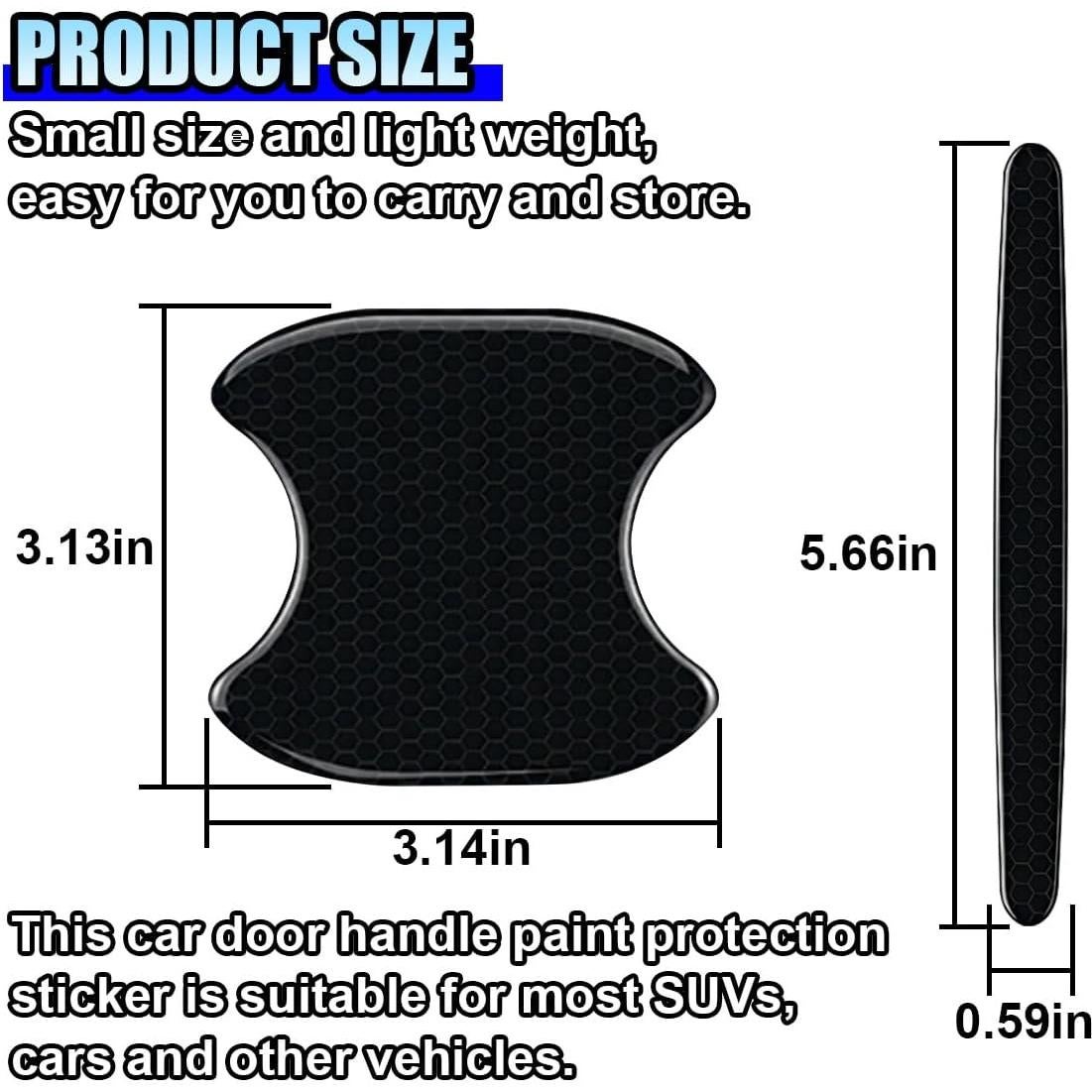 Calcomanías Protectores para Manijas de Puerta ZIMISI 8 Piezas