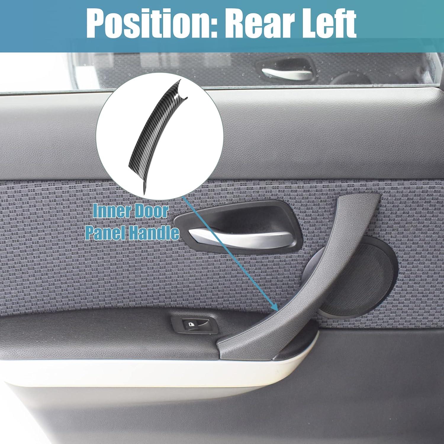 Cubierta Interior de Manija de Puerta BMW F15 F16 X AUTOHAUX 3 Piezas