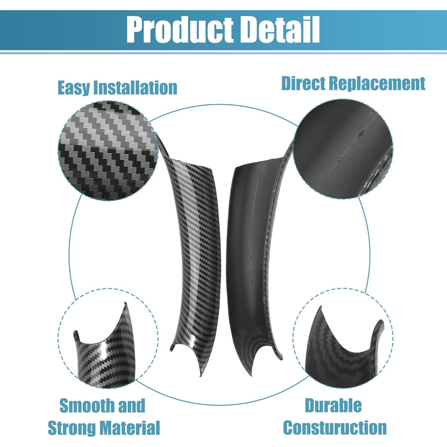 Cubierta Interior de Manija de Puerta BMW F15 F16 X AUTOHAUX 3 Piezas