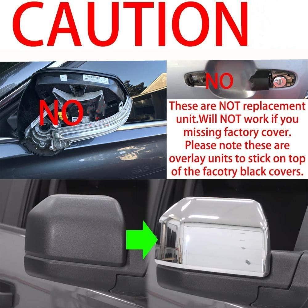 Cubierta de Manija de Puerta Cromada eLoveQ para Ford Explorer 2011-2016 y Edge 2011-2015