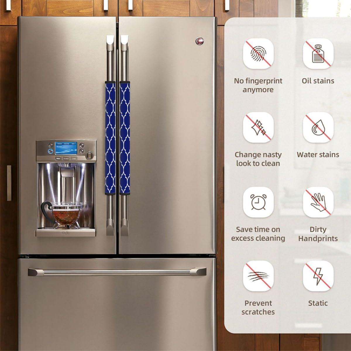 Cubiertas de Manijas de Refrigerador GzLeyigou 2 Pcs Neopreno