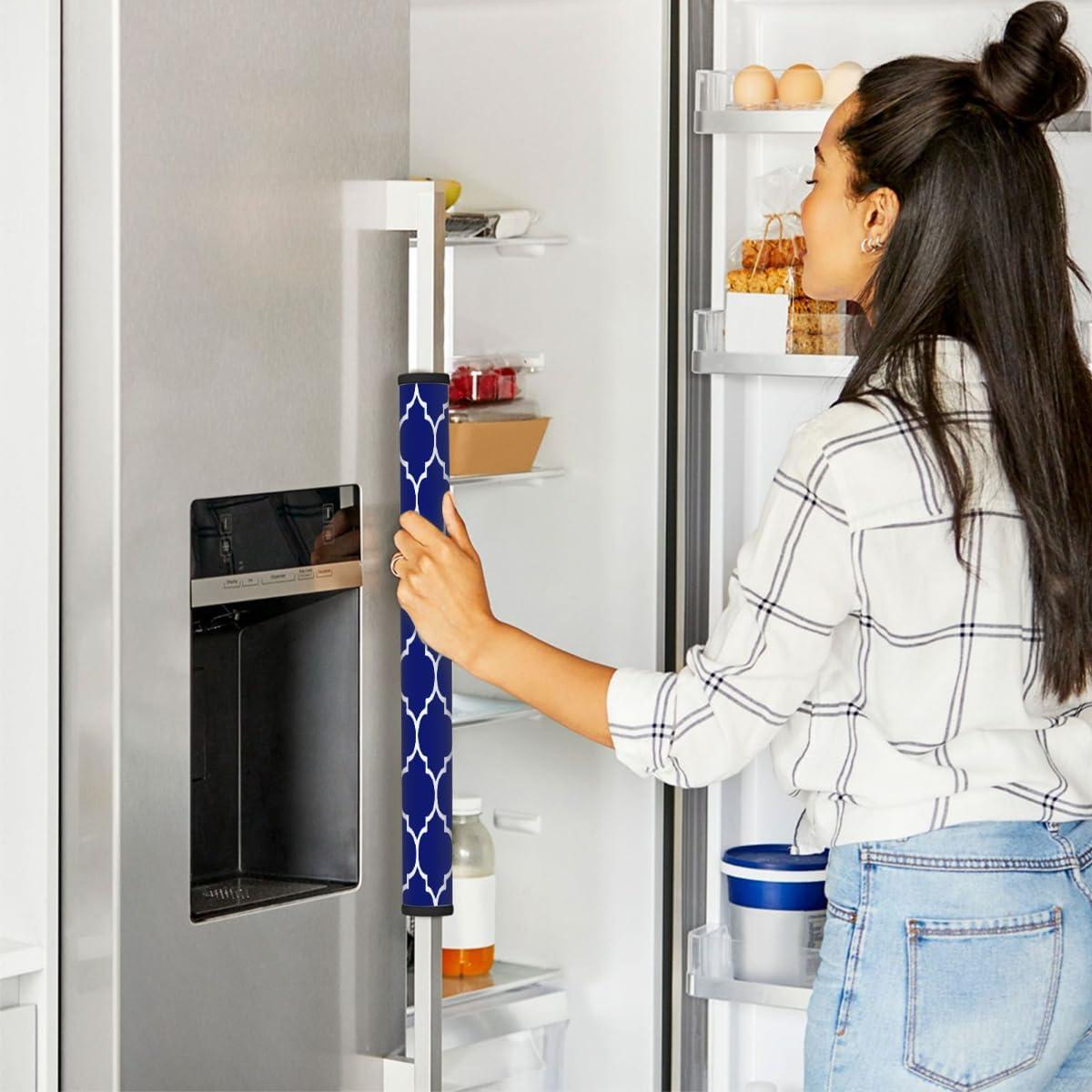 Cubiertas de Manijas de Refrigerador GzLeyigou 2 Pcs Neopreno