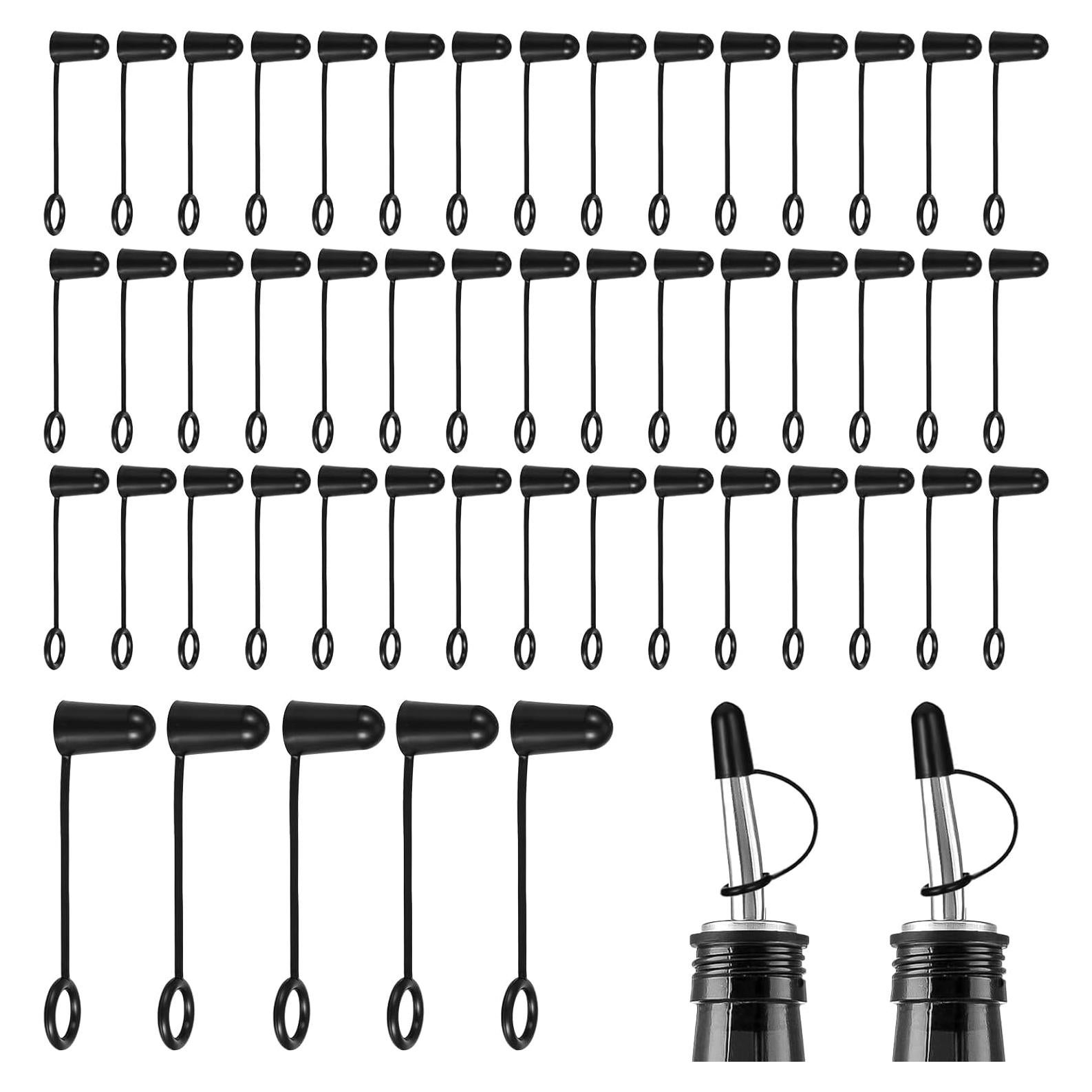 TIESOME 50 Tapas de Polvo para Vertedores de Licor y Aceite