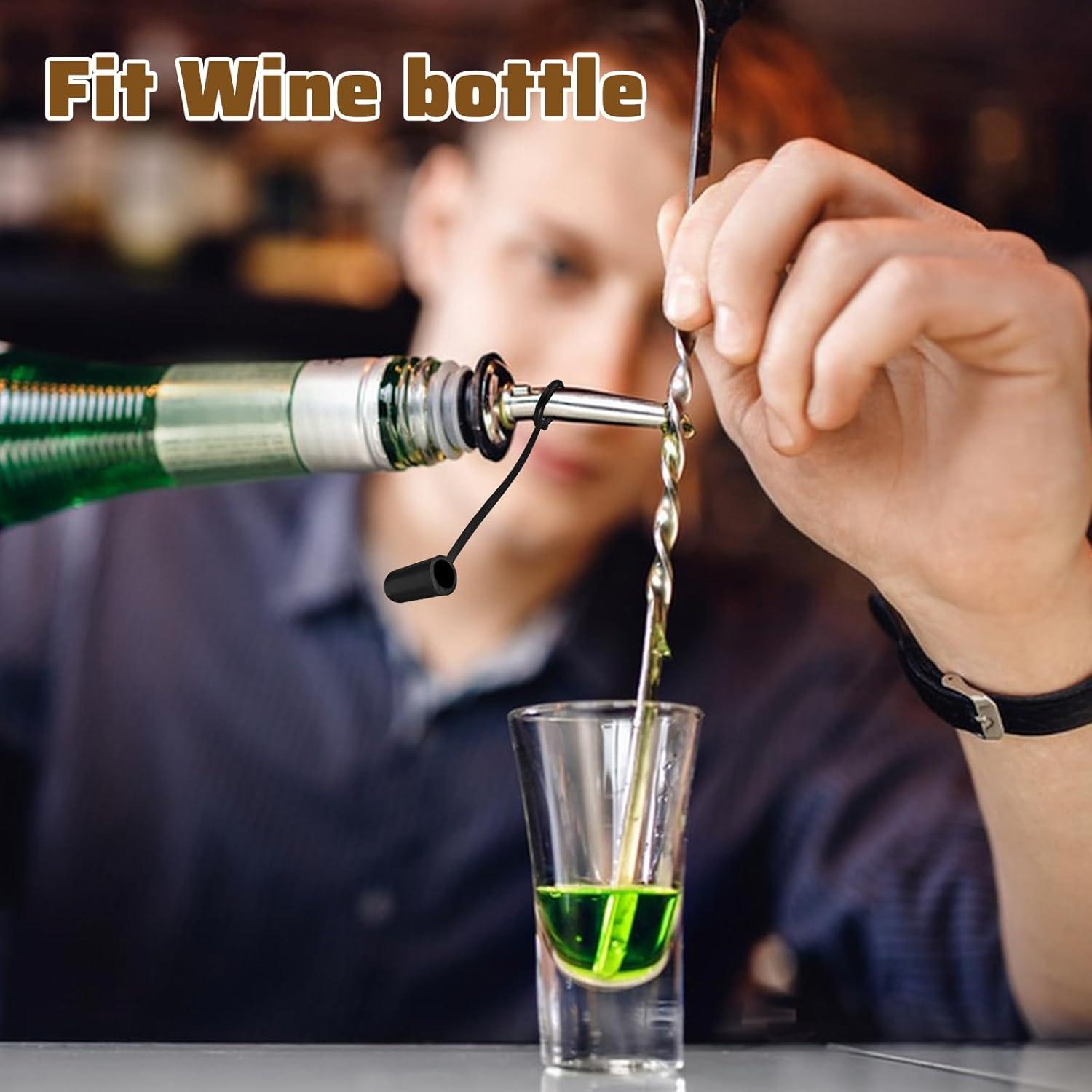 TIESOME 50 Tapas de Polvo para Vertedores de Licor y Aceite