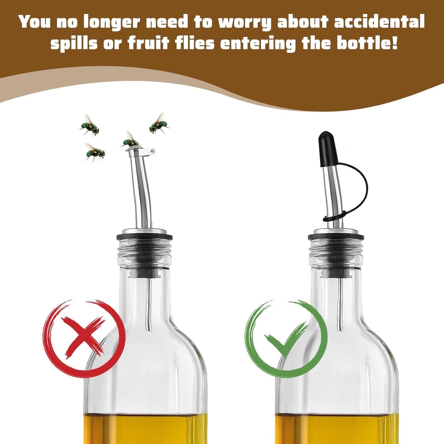 TIESOME 50 Tapas de Polvo para Vertedores de Licor y Aceite