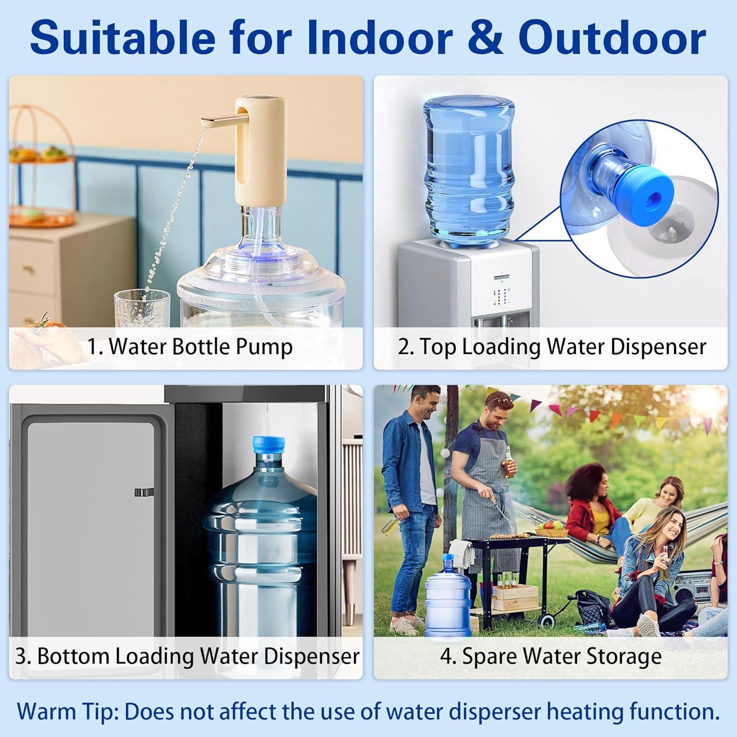 Tapa de Jarra de Agua Gofriipai 55mm Reutilizable Silicona - 3 Piezas