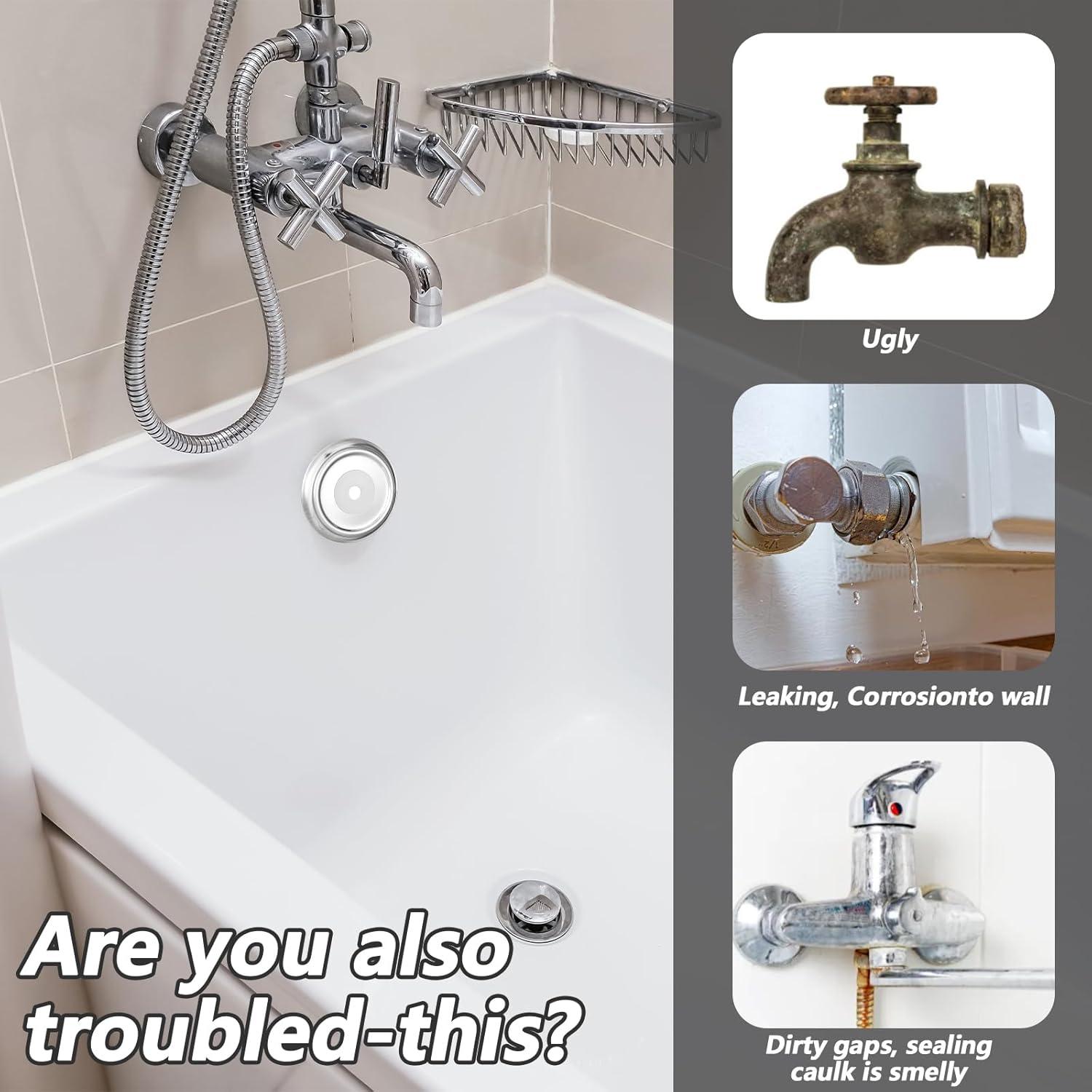 Anillo Cubierta de Salida de Metal BOHUIZ 2 Pcs 3.81 cm