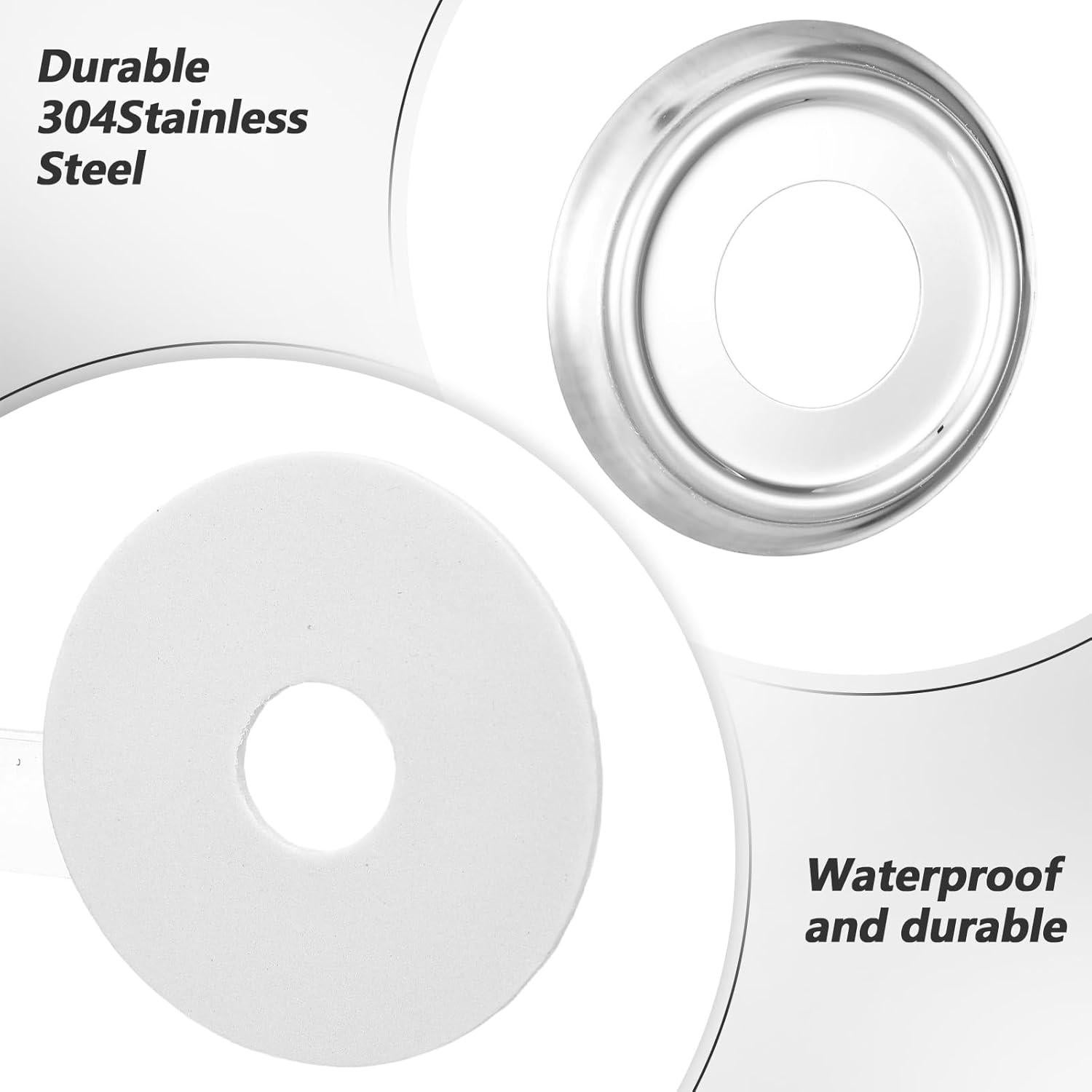 Anillo Cubierta de Salida de Metal BOHUIZ 2 Pcs 3.81 cm