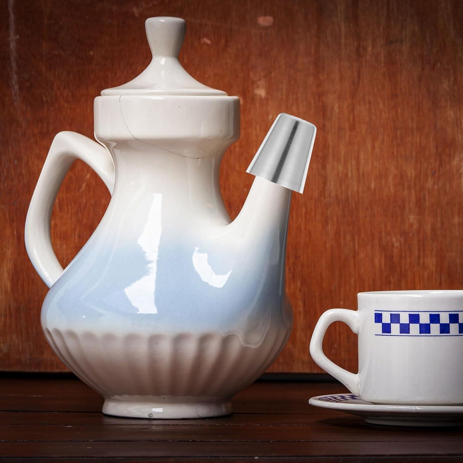 Cubierta de Pitorro para Tetera Acero Inoxidable 2 Piezas