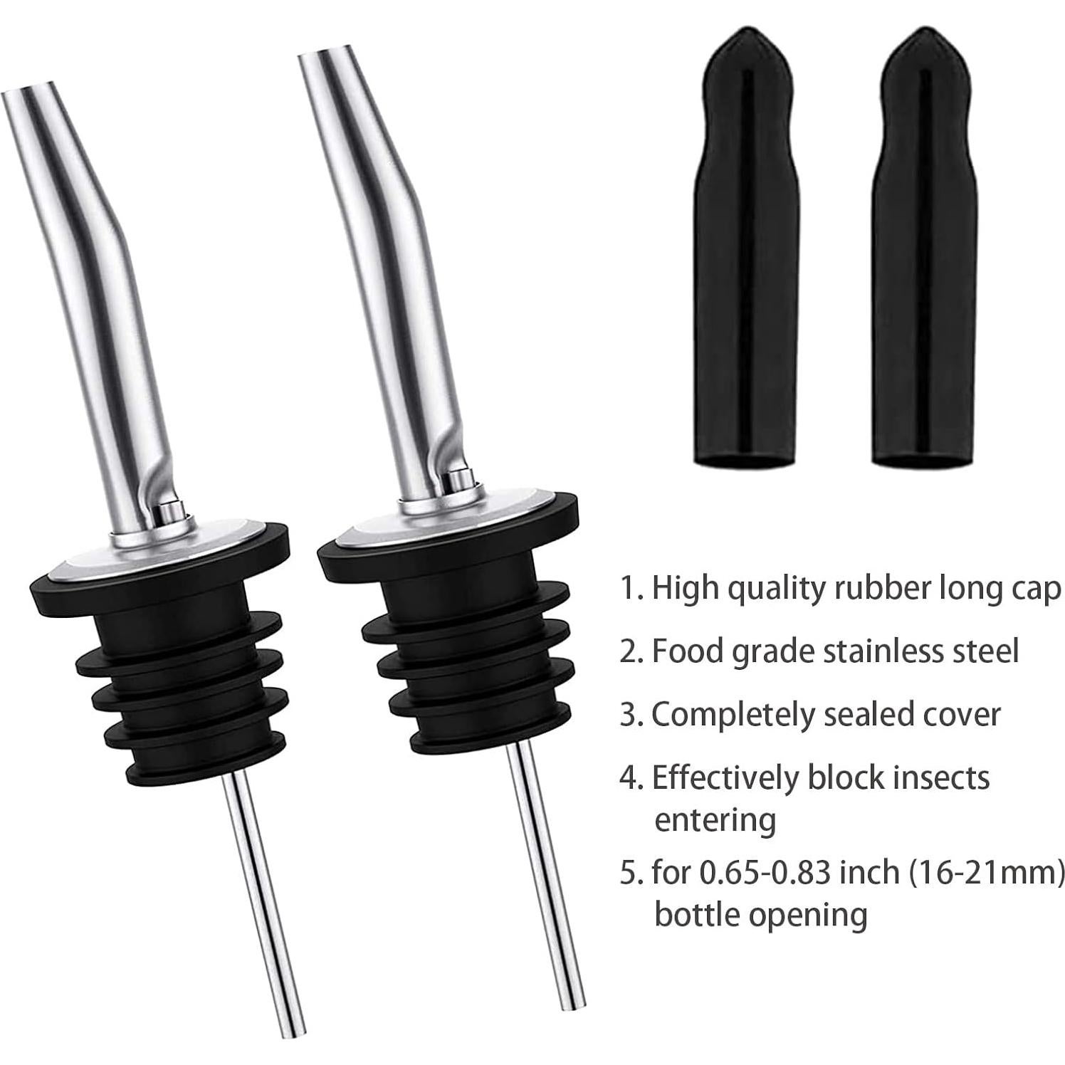 Pafusen 24 Vertedores de Botellas de Licor Acero Inoxidable