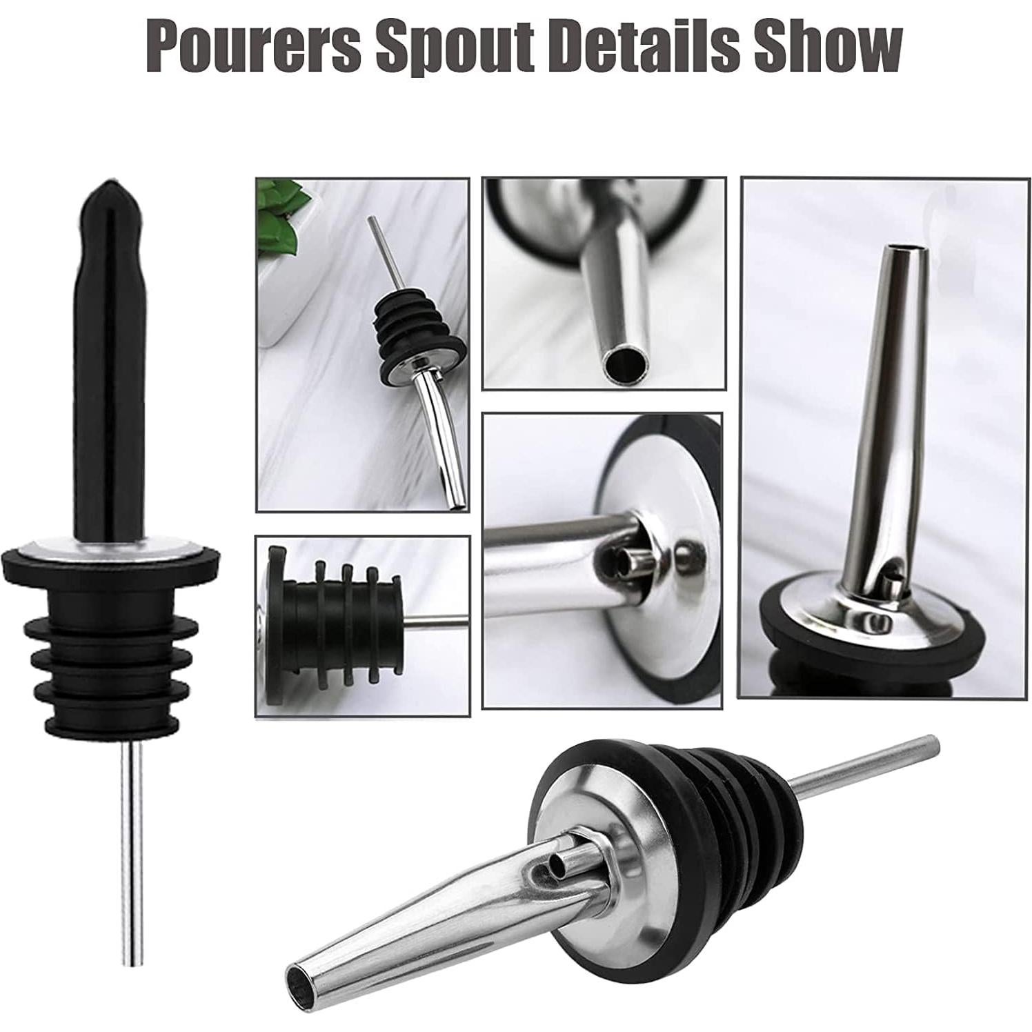 Pafusen 24 Vertedores de Botellas de Licor Acero Inoxidable