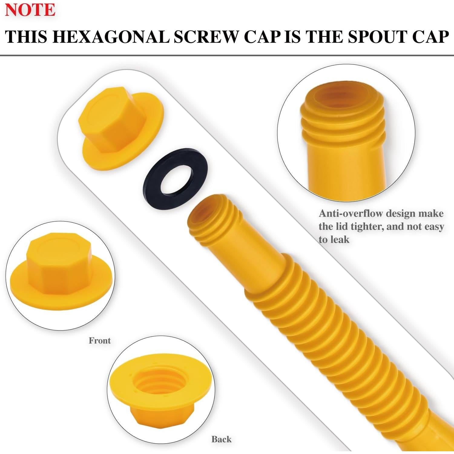 Kit de Boquilla para Bidón de Gas Amarillo - Reemplazo Universal