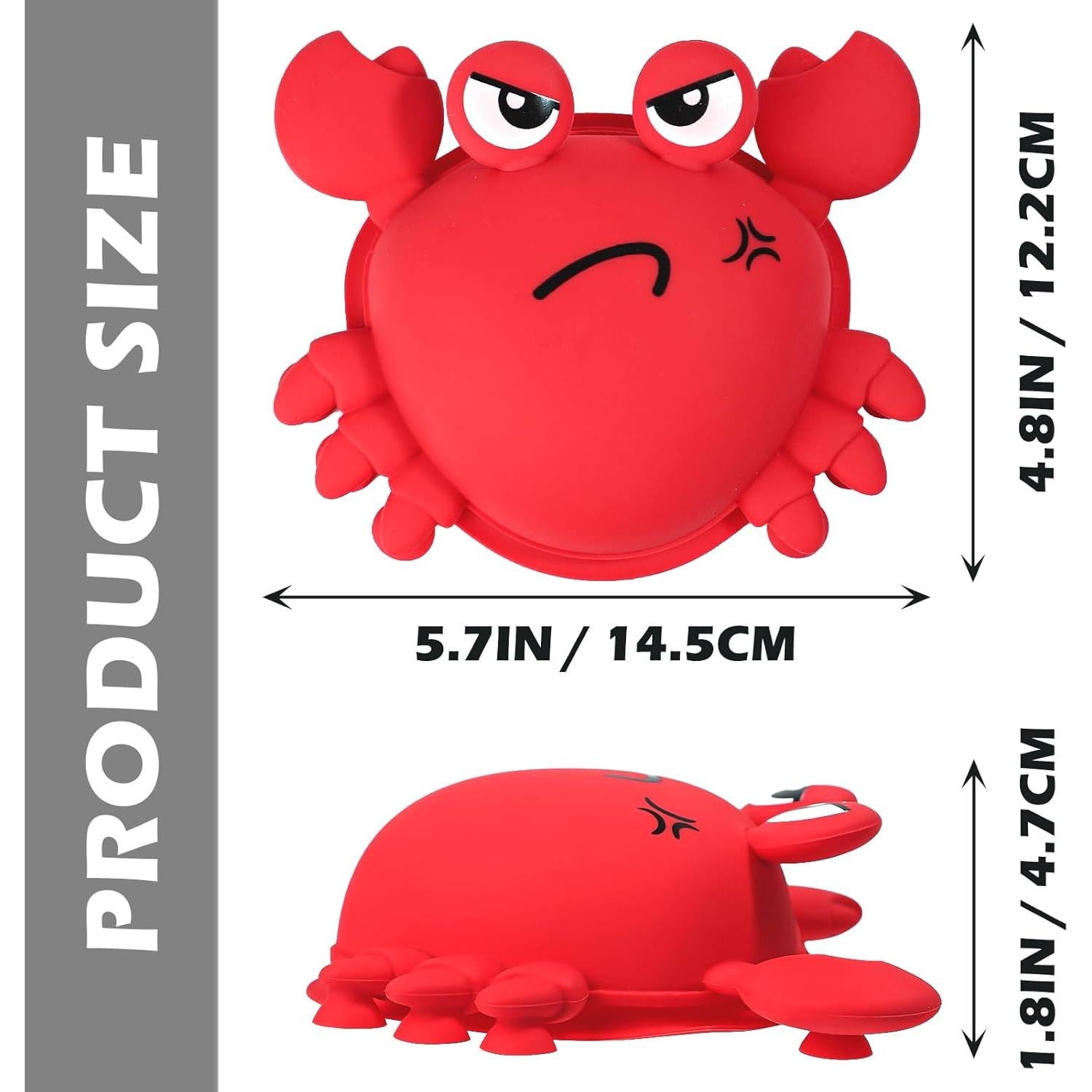 Cubierta de desagüe de bañera Koluti, silicona roja, 10.16 cm