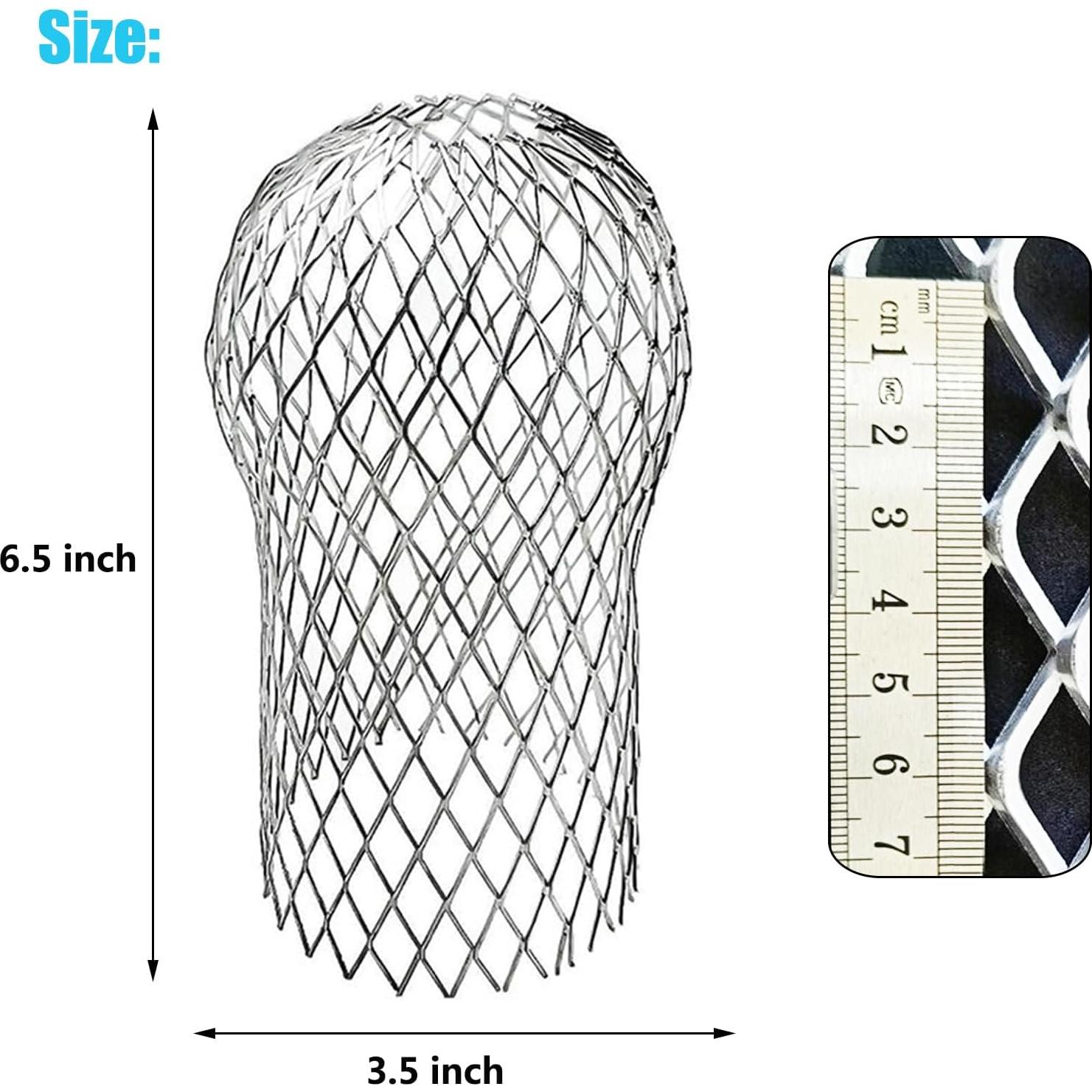 Paquete de 8 Protectores de Bajante de Canalón SCOR 8-12