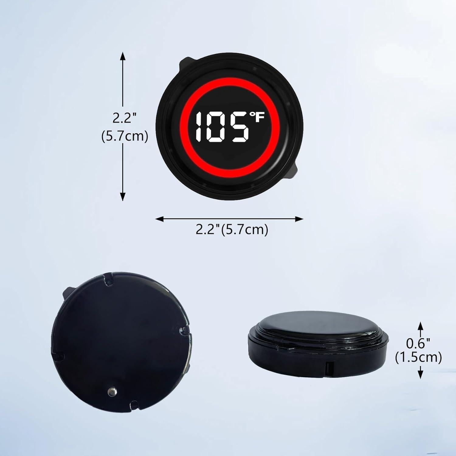 Paquete de 2 termómetros flotantes LED Timloon SX5050 para piscina