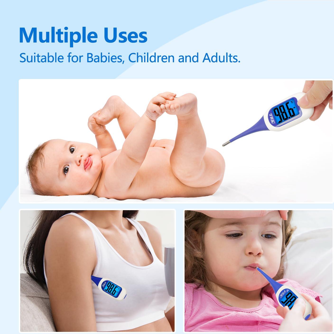 Termómetro Digital FDK BT-A31CN Pantalla LCD Grande Flexible