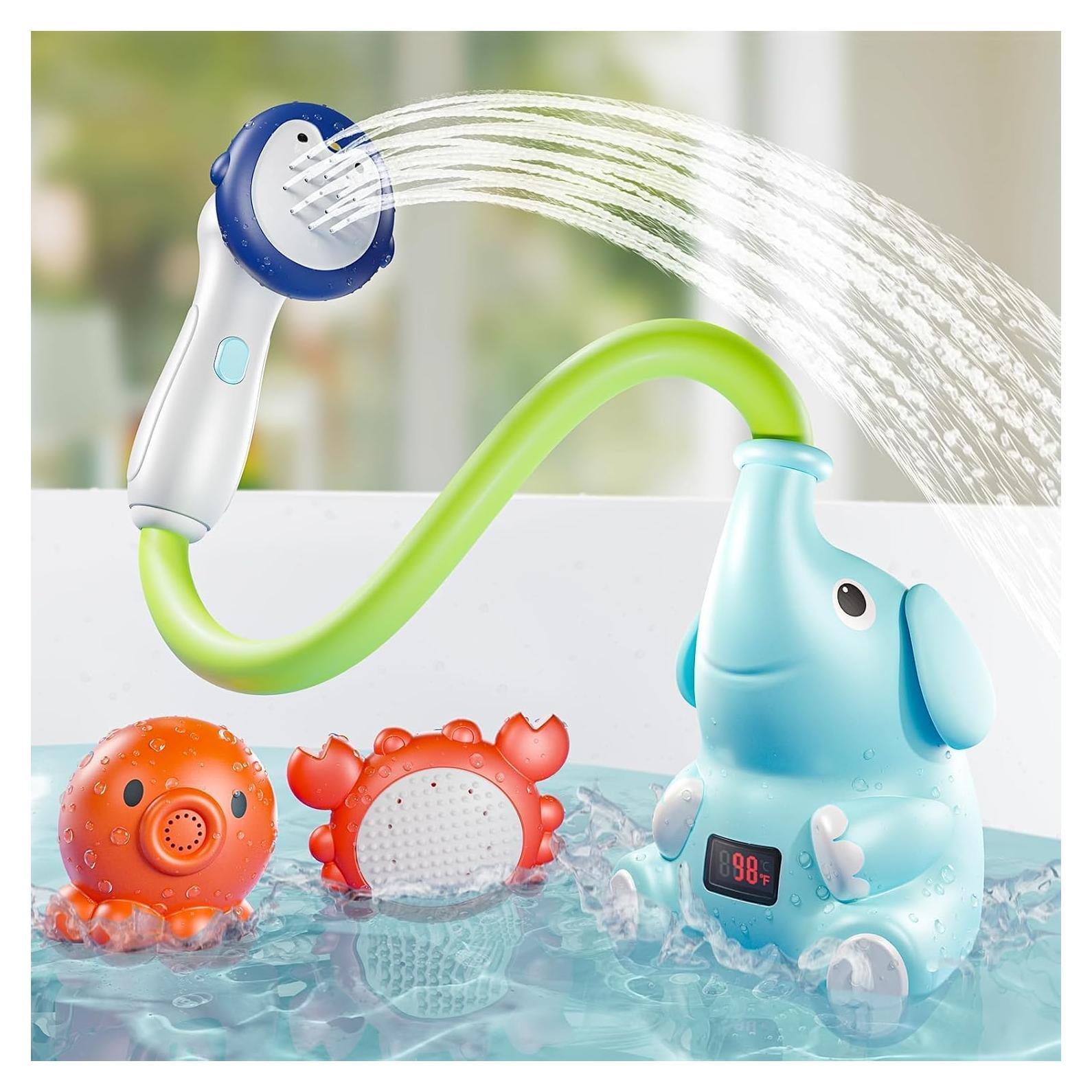 G-WACK Cabezal de Ducha para Bebés con Termómetro y Pulverizador