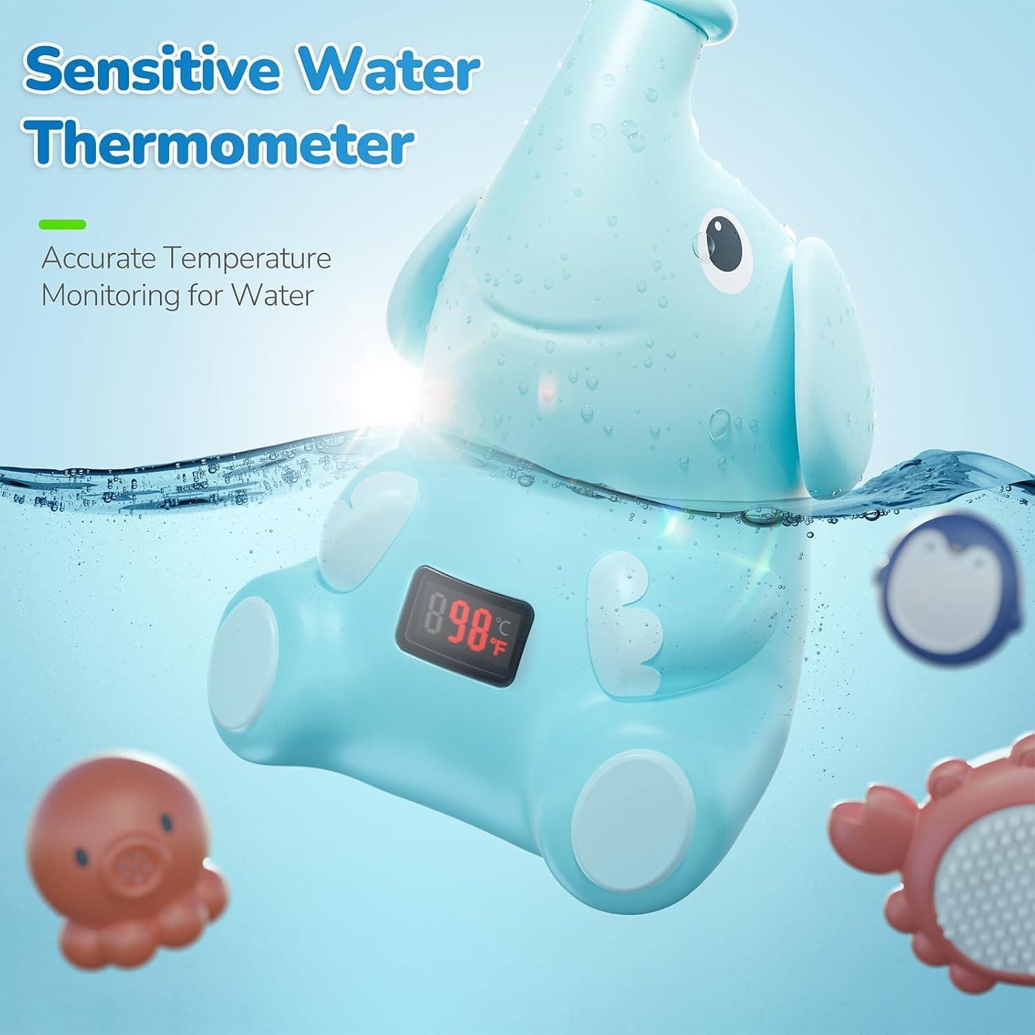 G-WACK Cabezal de Ducha para Bebés con Termómetro y Pulverizador