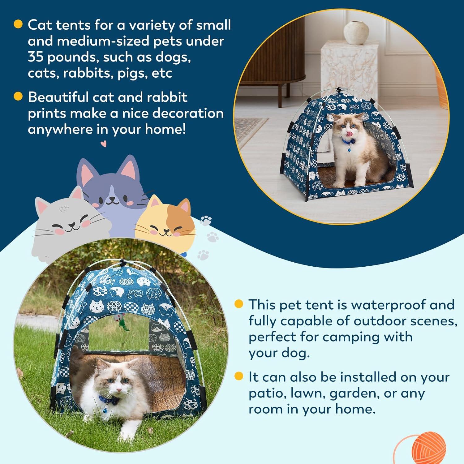 Casa para Mascotas XIAMI Azul 48cm - Tienda para Gatos y Perros