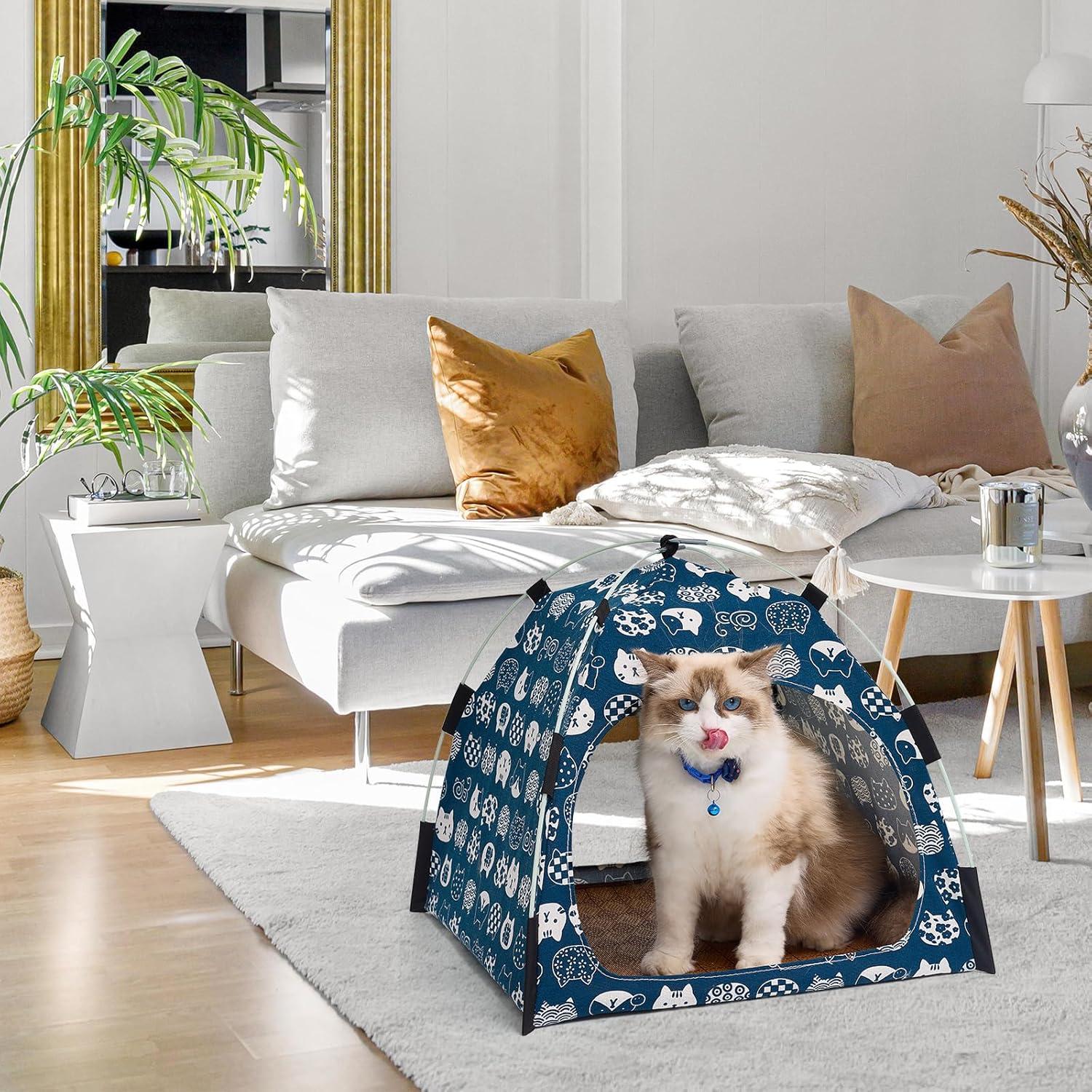 Casa para Mascotas XIAMI Azul 48cm - Tienda para Gatos y Perros