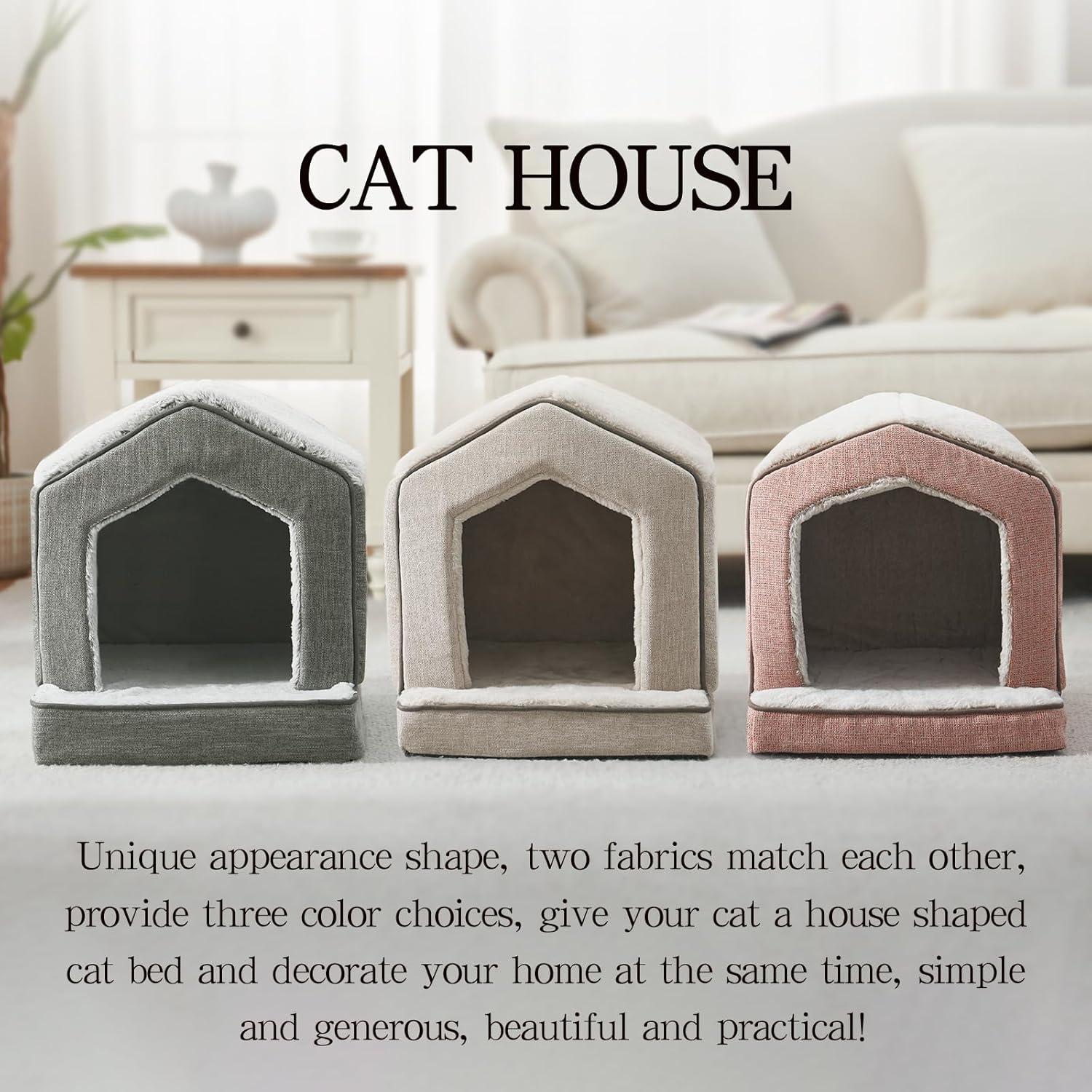 Casa Ortopédica para Gatos DEBANG HOME 45.72x38.1x43.18cm Gris