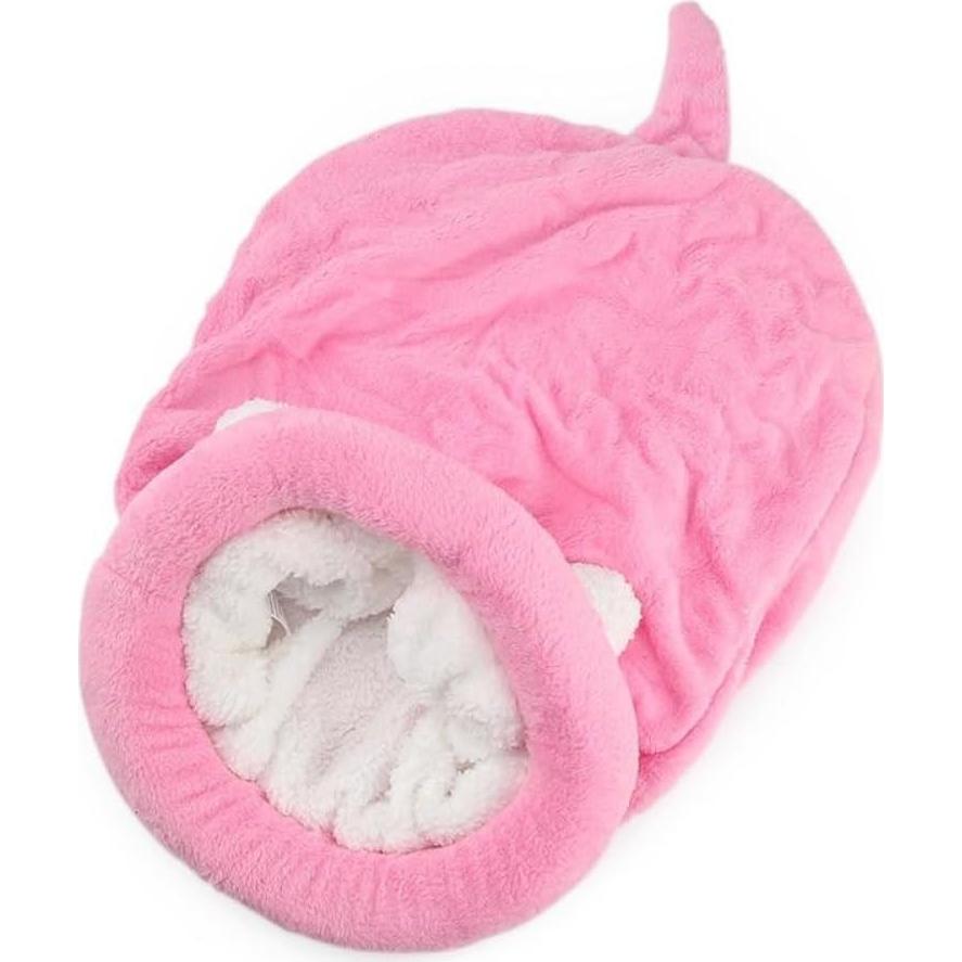 Cama para Gatos en Cueva CCUUHJ Rosa 63.5x53.3cm Suave y Lavable