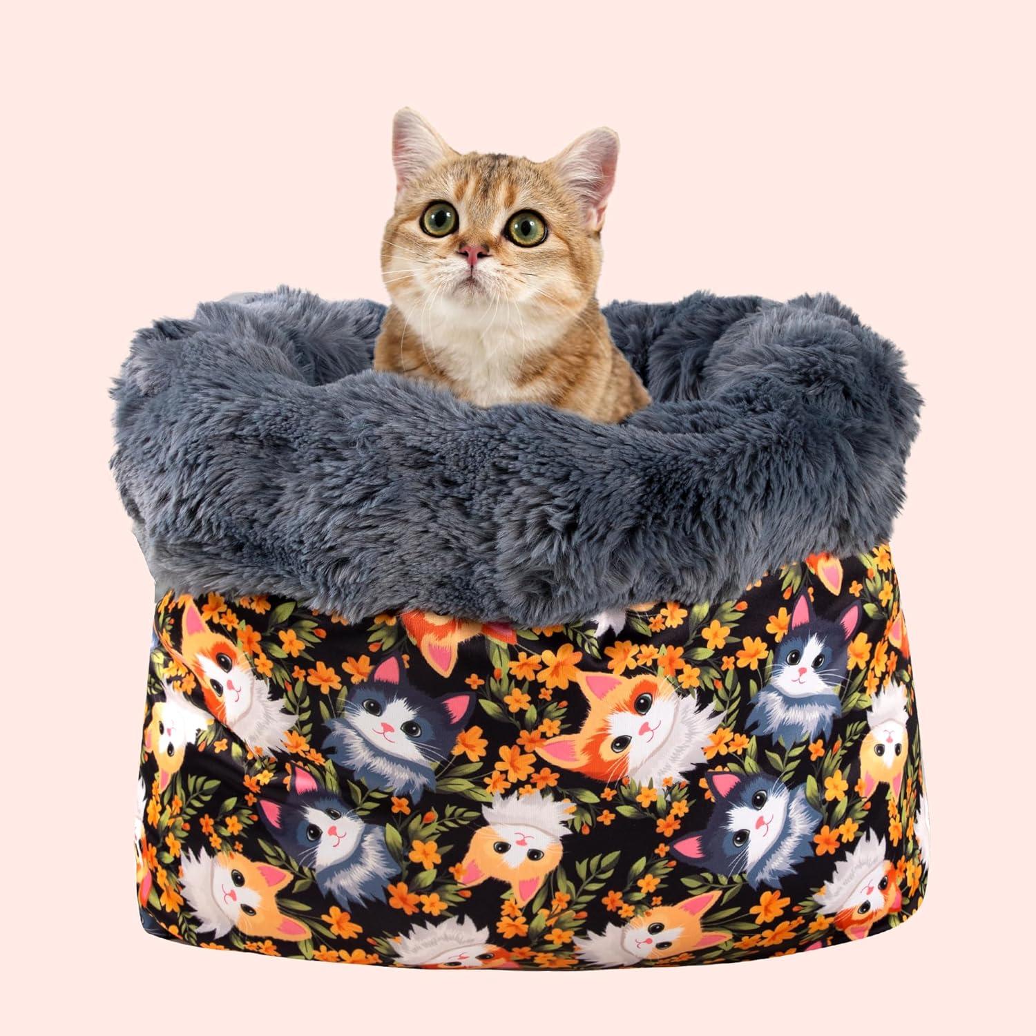 Saco de dormir para gatos Tuiskusa 60x50 cm suave y acogedor