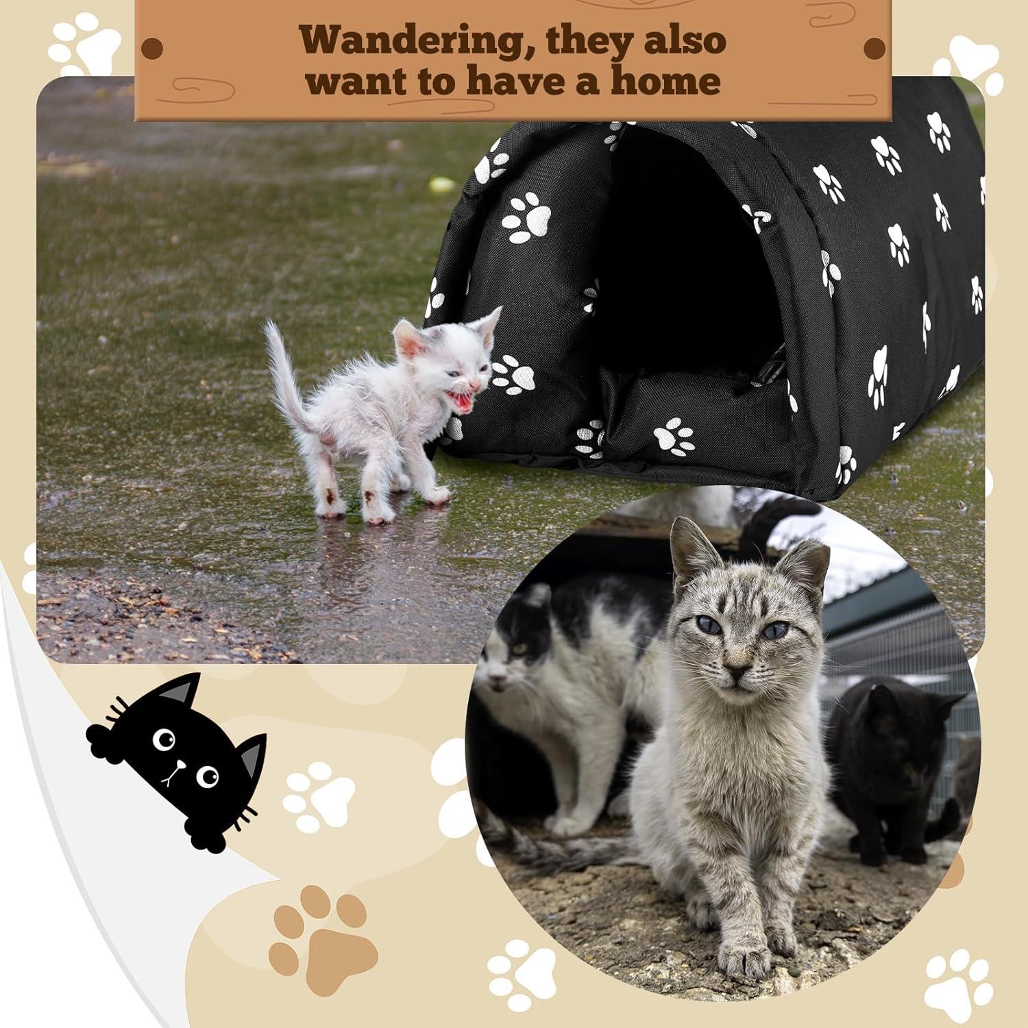 Casa para Gatos Aislada DoubleFill 42x31x28cm Impermeable