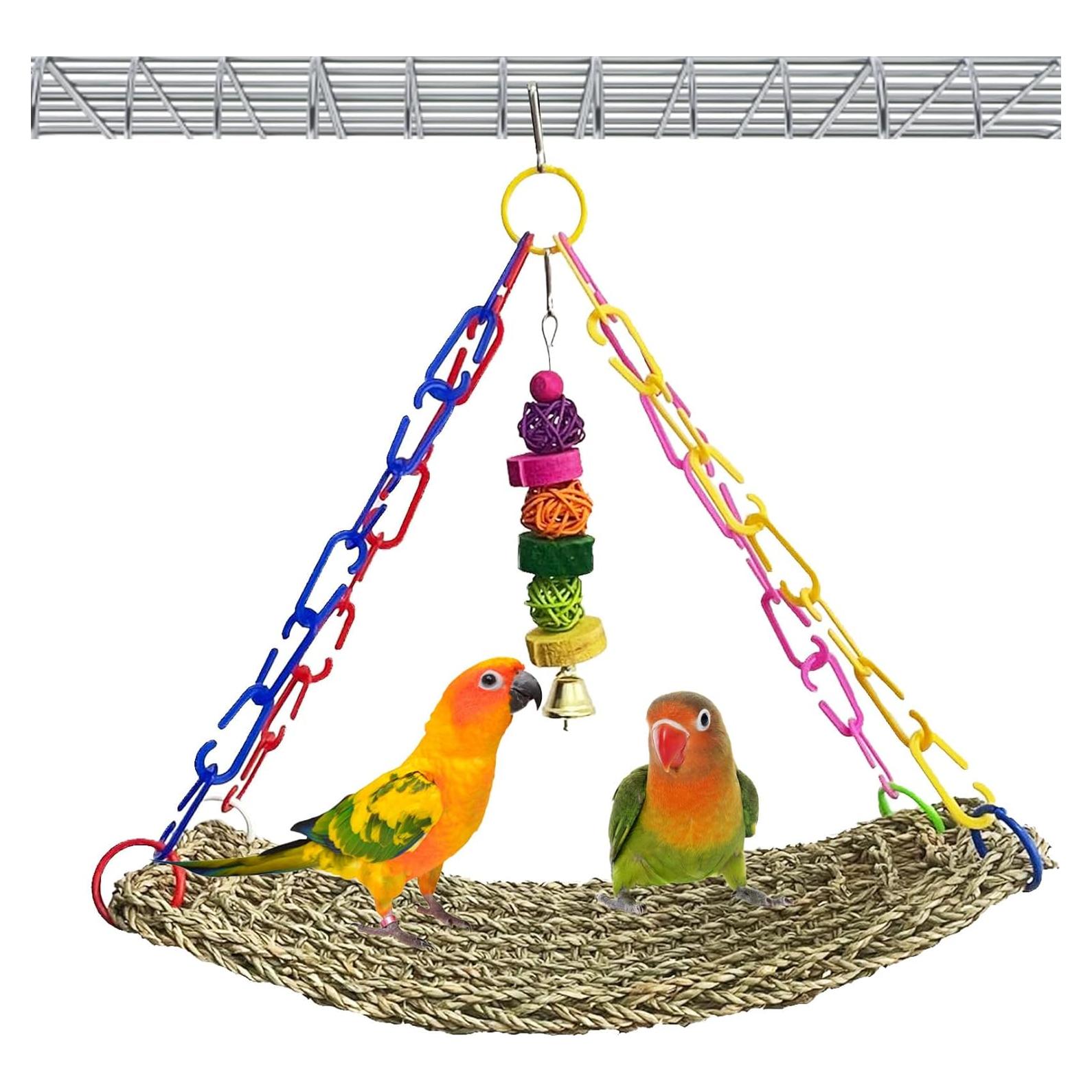 Alfombra de Hierba Marina para Aves Kathson 40x17cm 2 Pcs