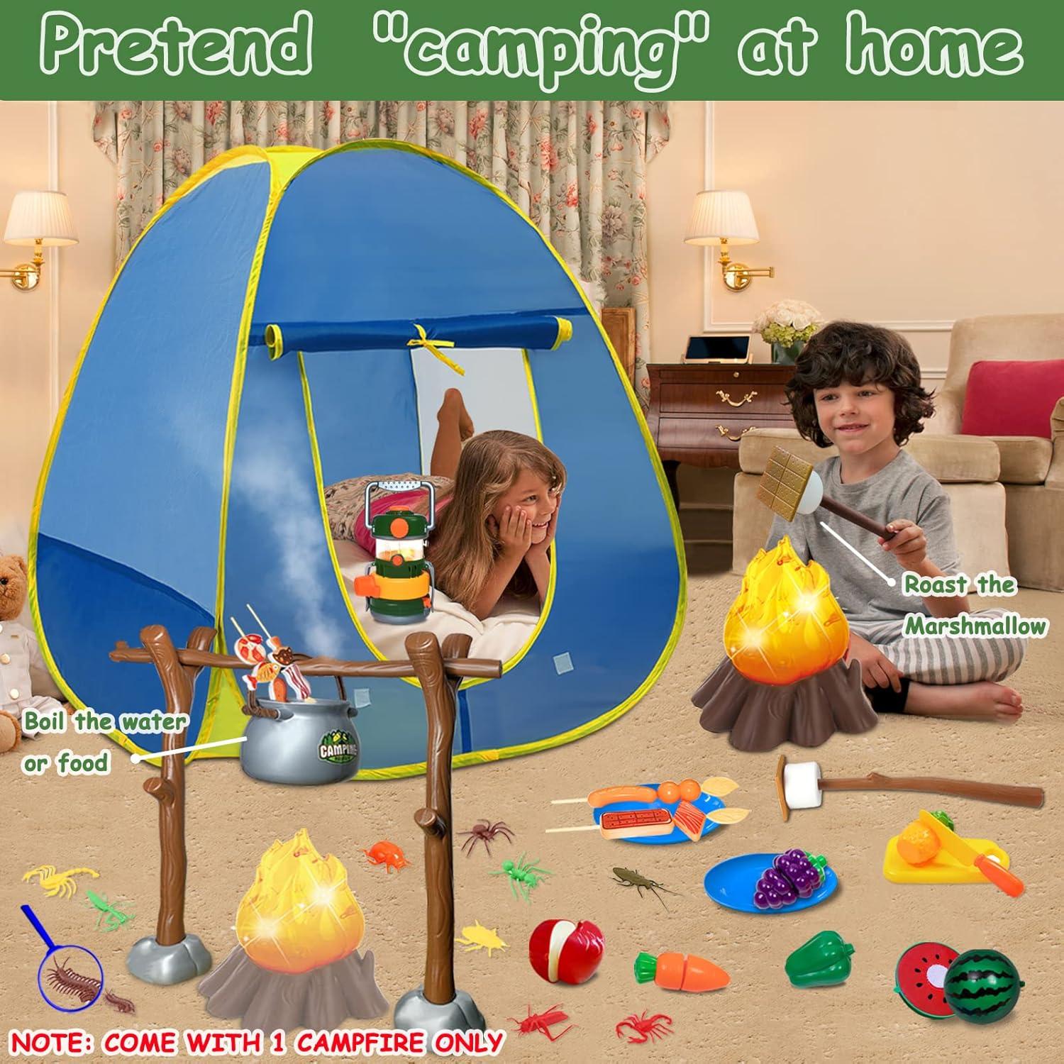 MITCIEN Set de Camping para Niños 1.57 kg con Fogata