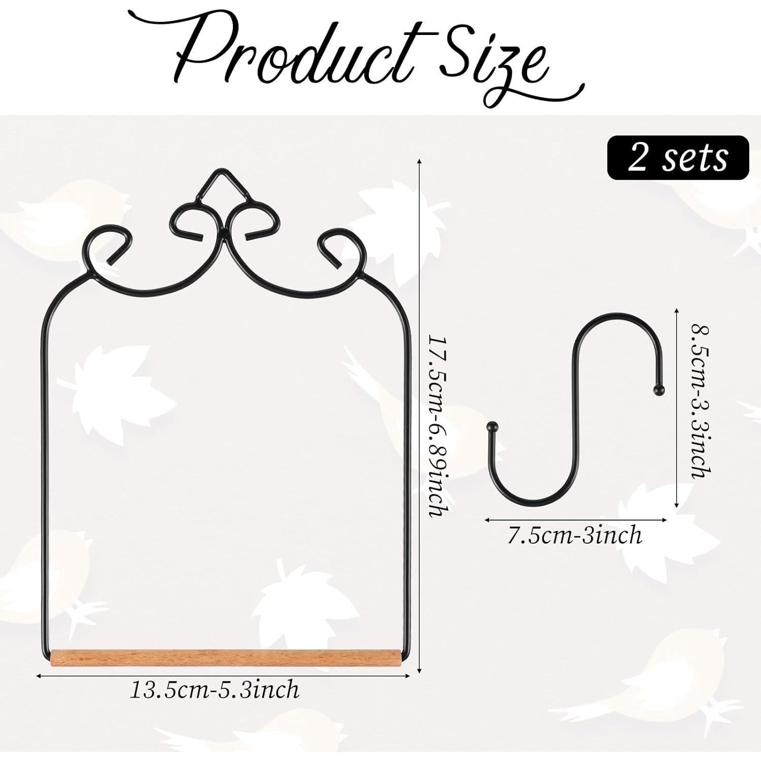 Paquete de 2 Columpios para Colibríes Skrfren - Negro