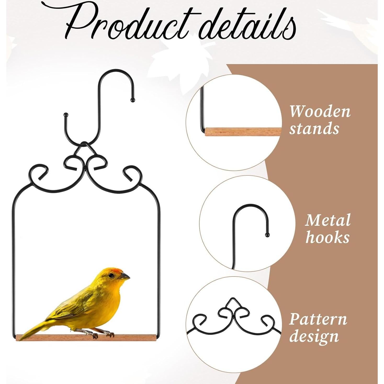 Paquete de 2 Columpios para Colibríes Skrfren - Negro