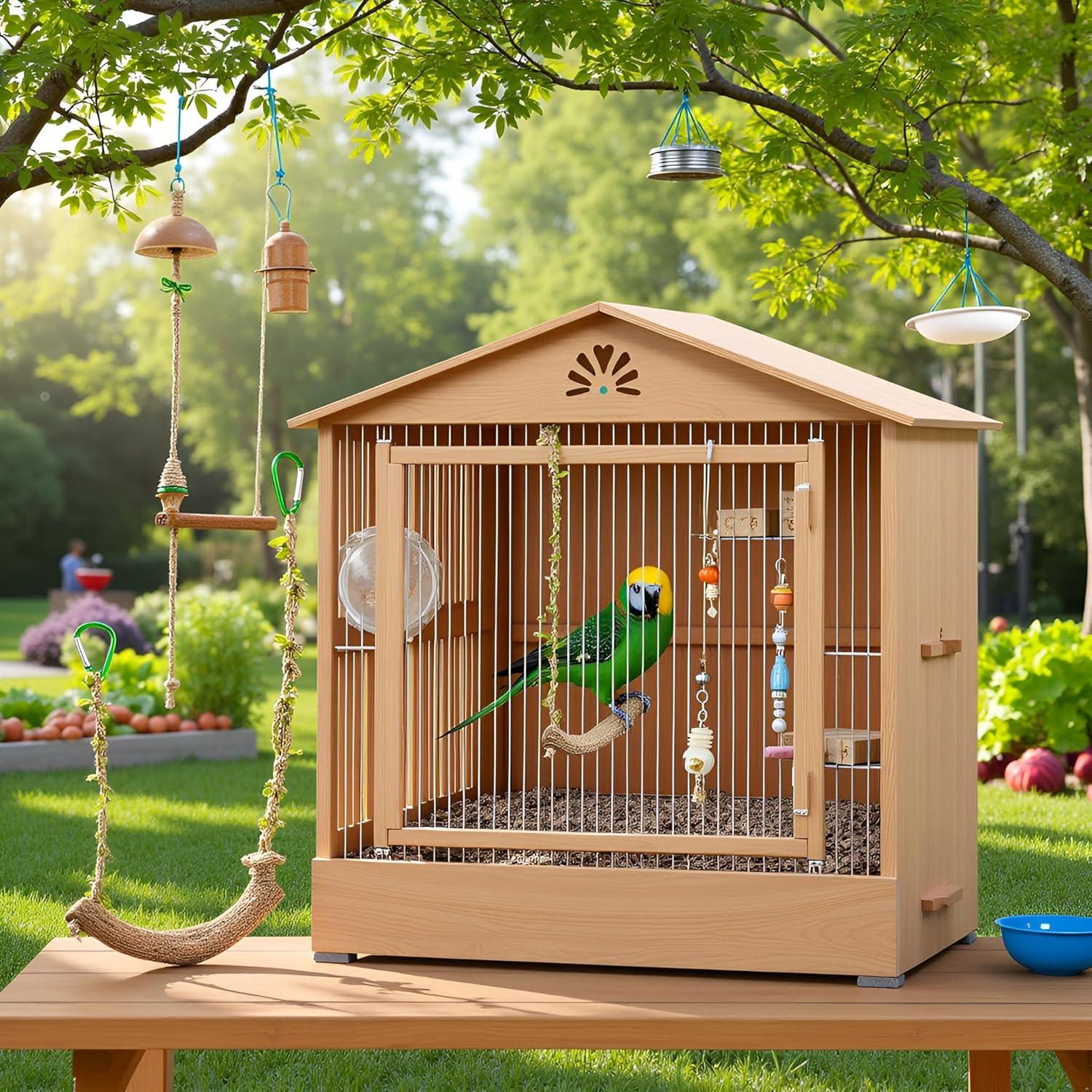 Percha de Juguete para Aves Tnyvm TYA316 - Columpio Entrenamiento