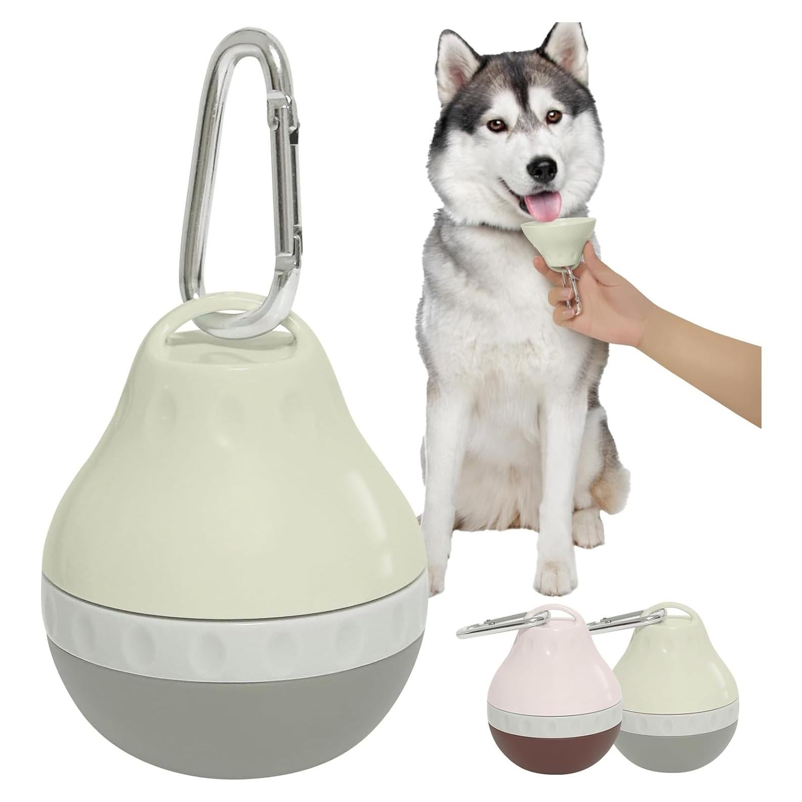 Botella de Agua para Perros DTOMCD 200ML Plegable Gris