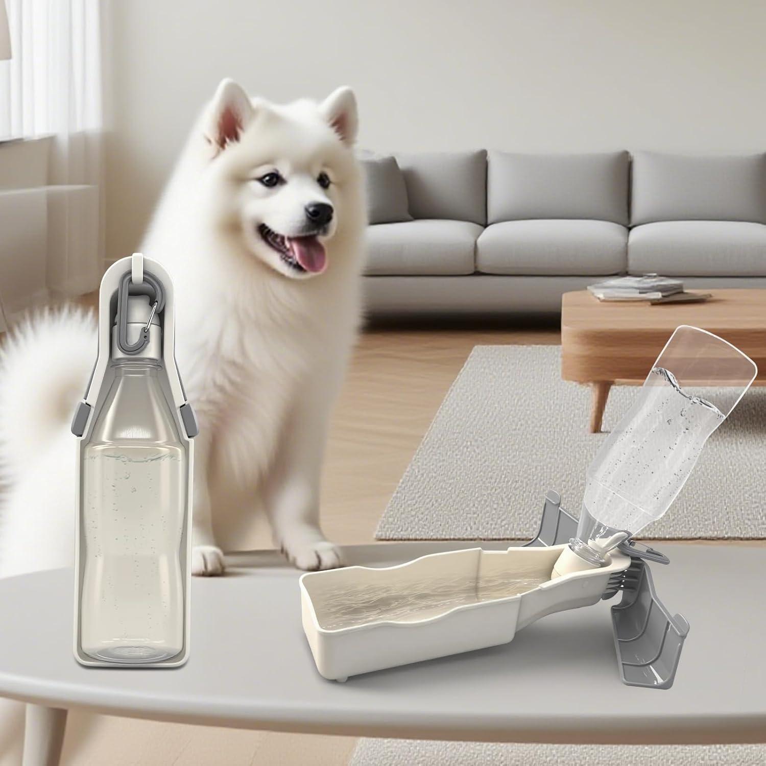 Botella de Agua Portátil para Perros Eikovia 500ml Plegable