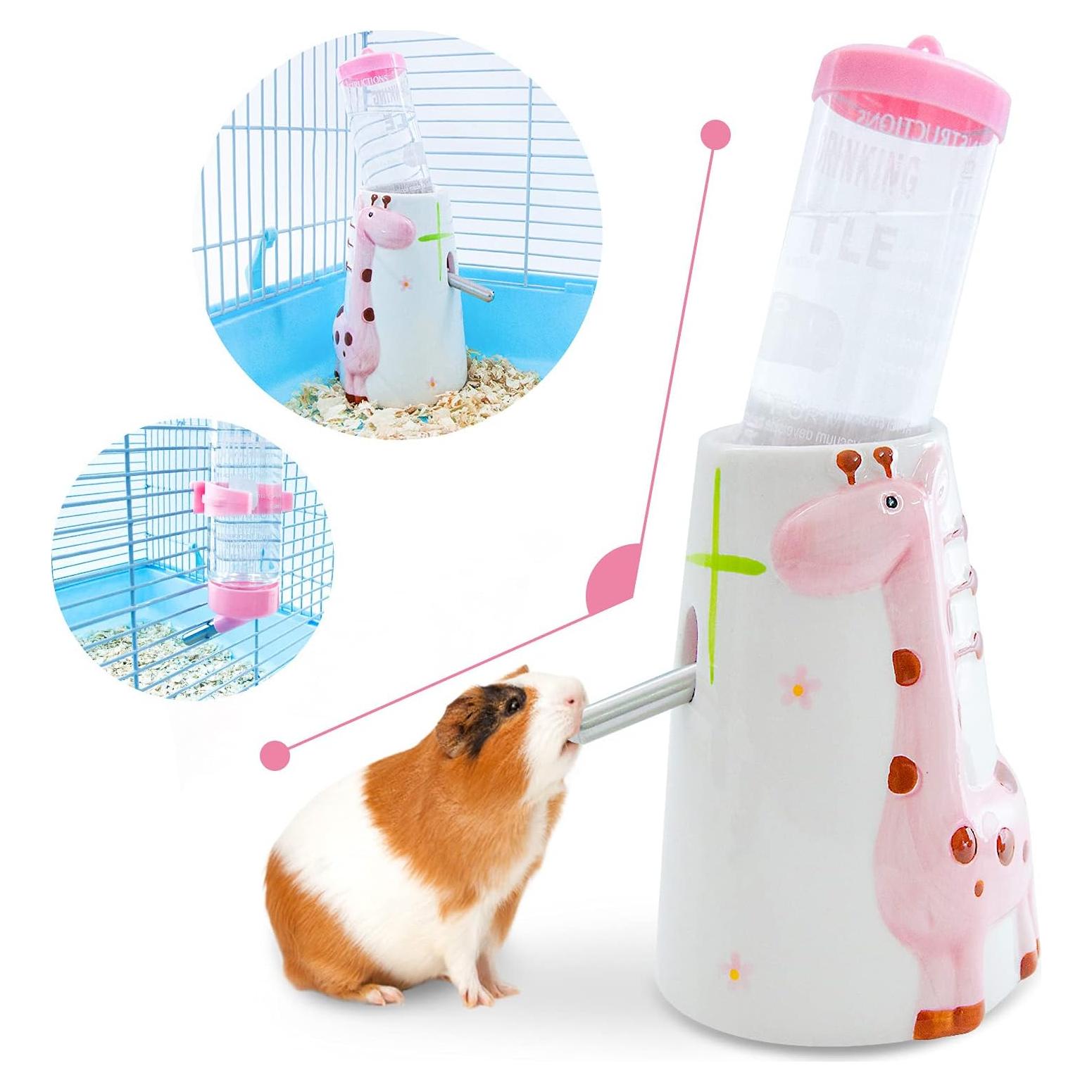 Botella de Agua Sin Goteo OVERTANG 125ml para Cobayas y Roedores