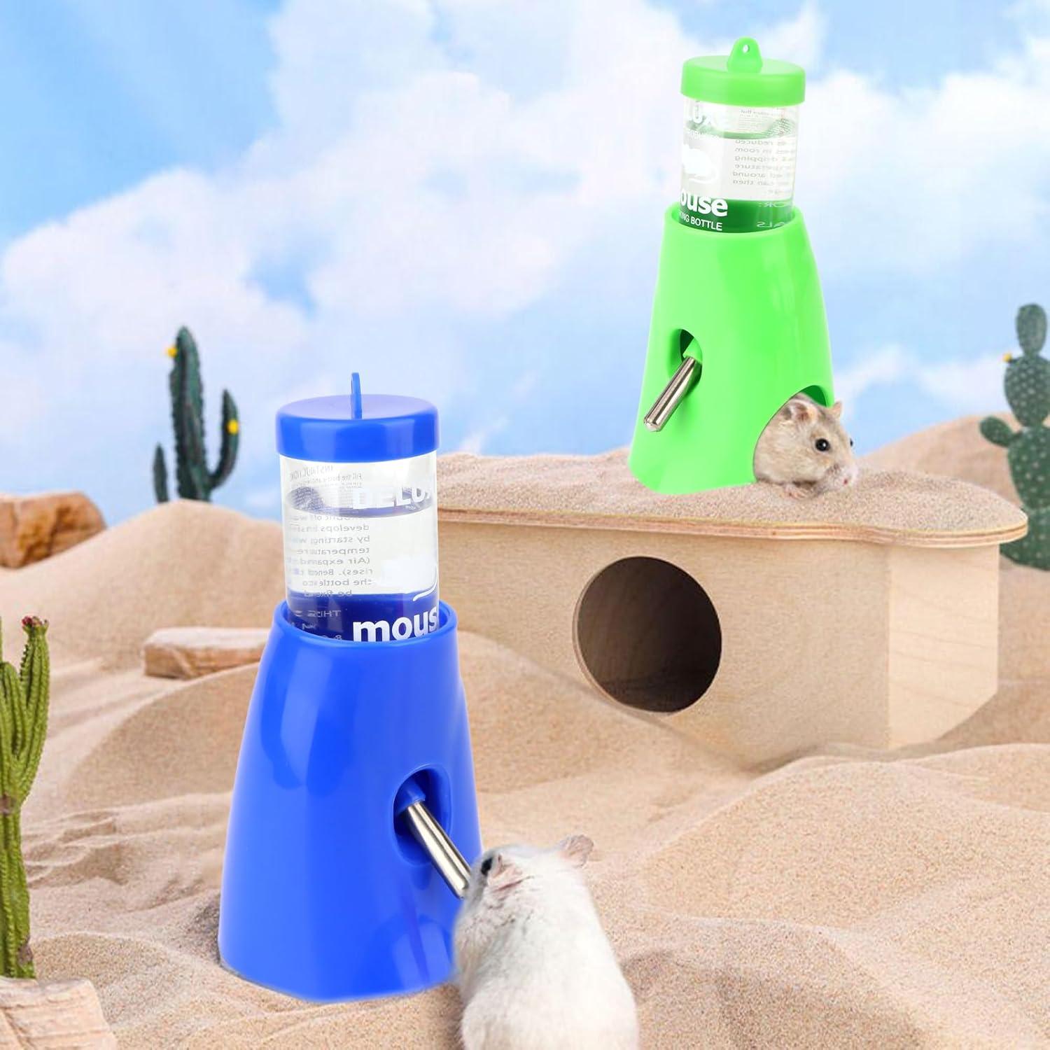 Botella de Agua Hypeety 80ml para Hámster con Base Automática