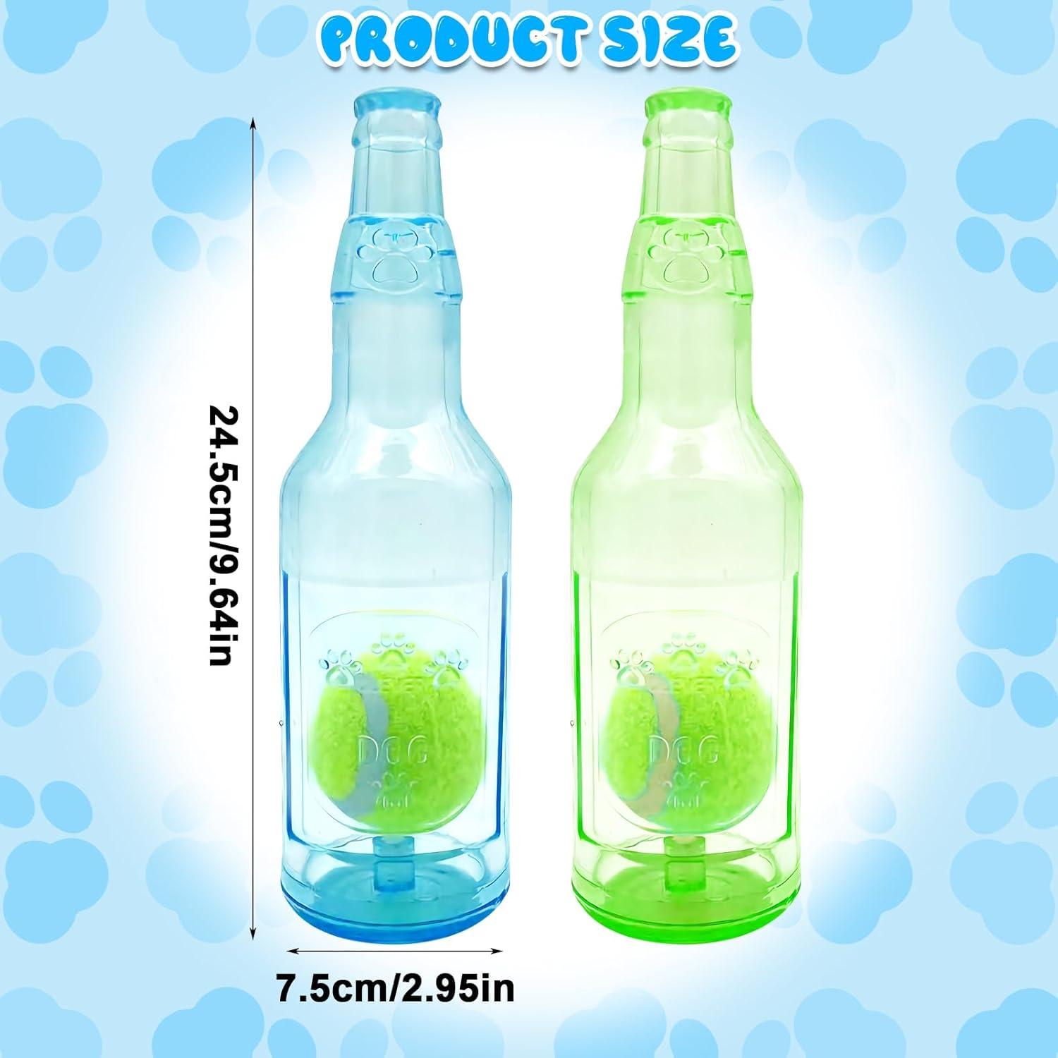 Juguetes para Perros Aerbee 2 Pcs Botella Crunchnplay 24.5 cm