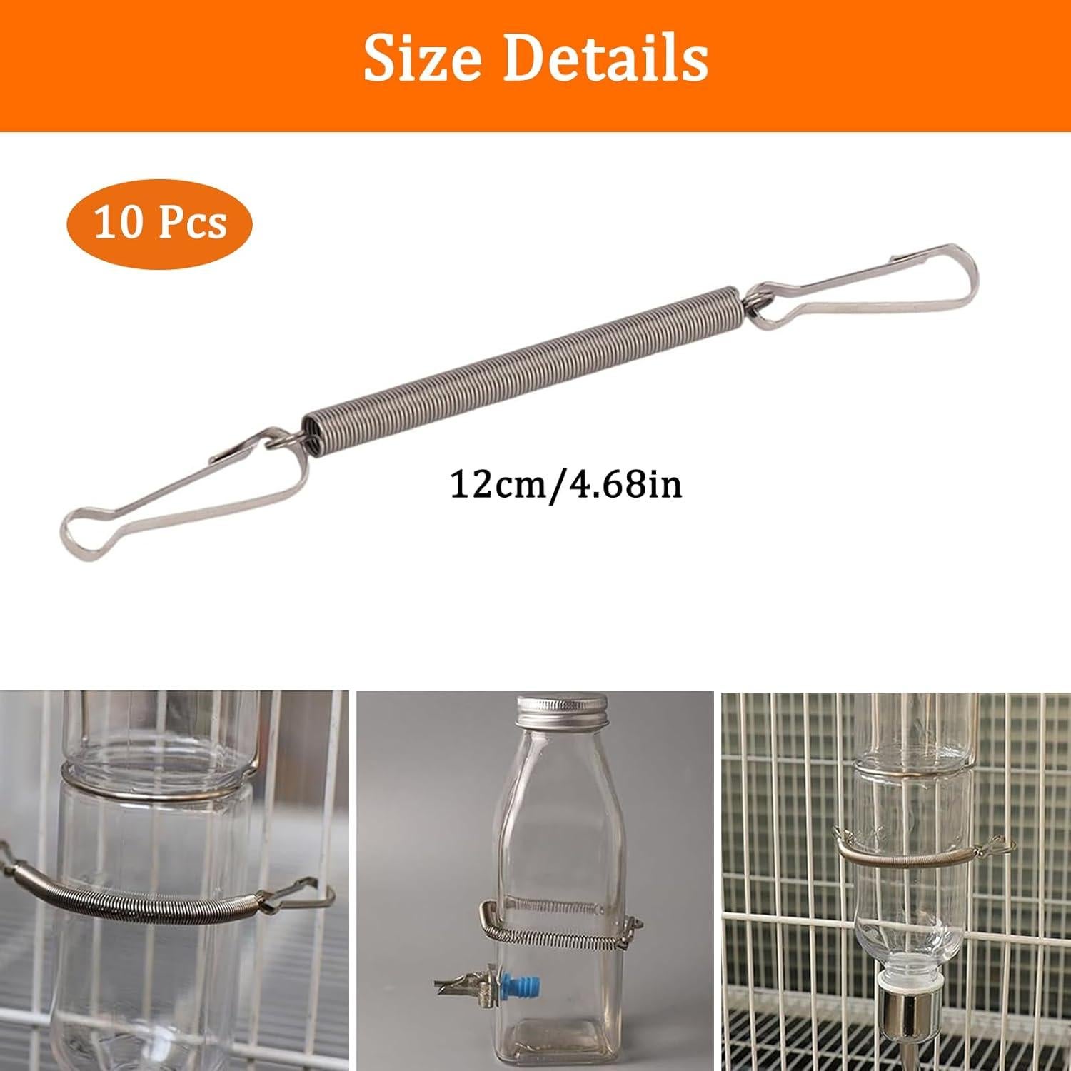 10 Clips de Resorte para Botellas de Agua de Conejo LQMBABY