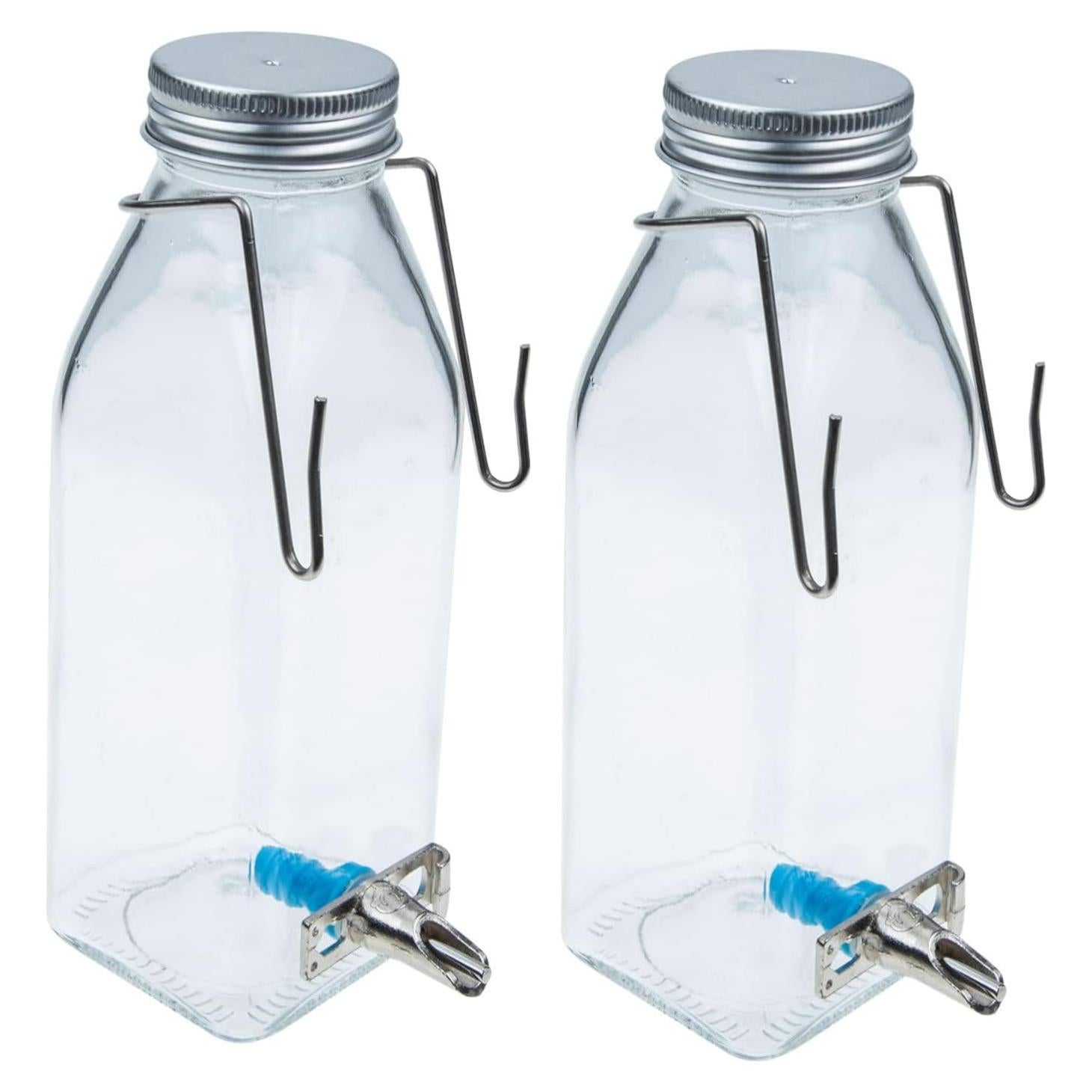 Botellas de Agua de Vidrio Kisangel para Conejos y Hámsteres